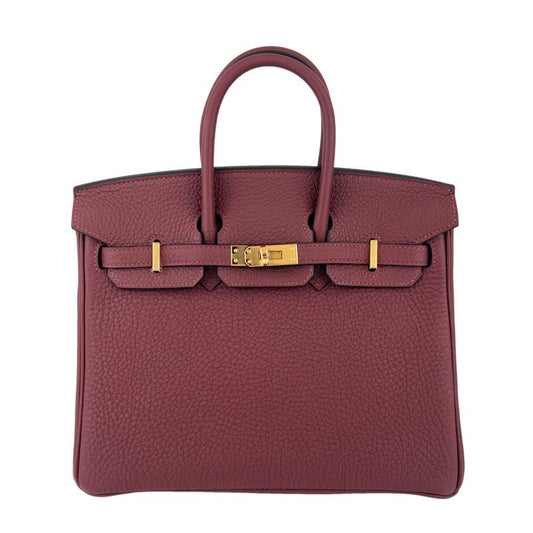 Birkin25 バーキン25 Rouge H ルージュアッシュ GHW ゴールド金具 W刻 Togo トゴ