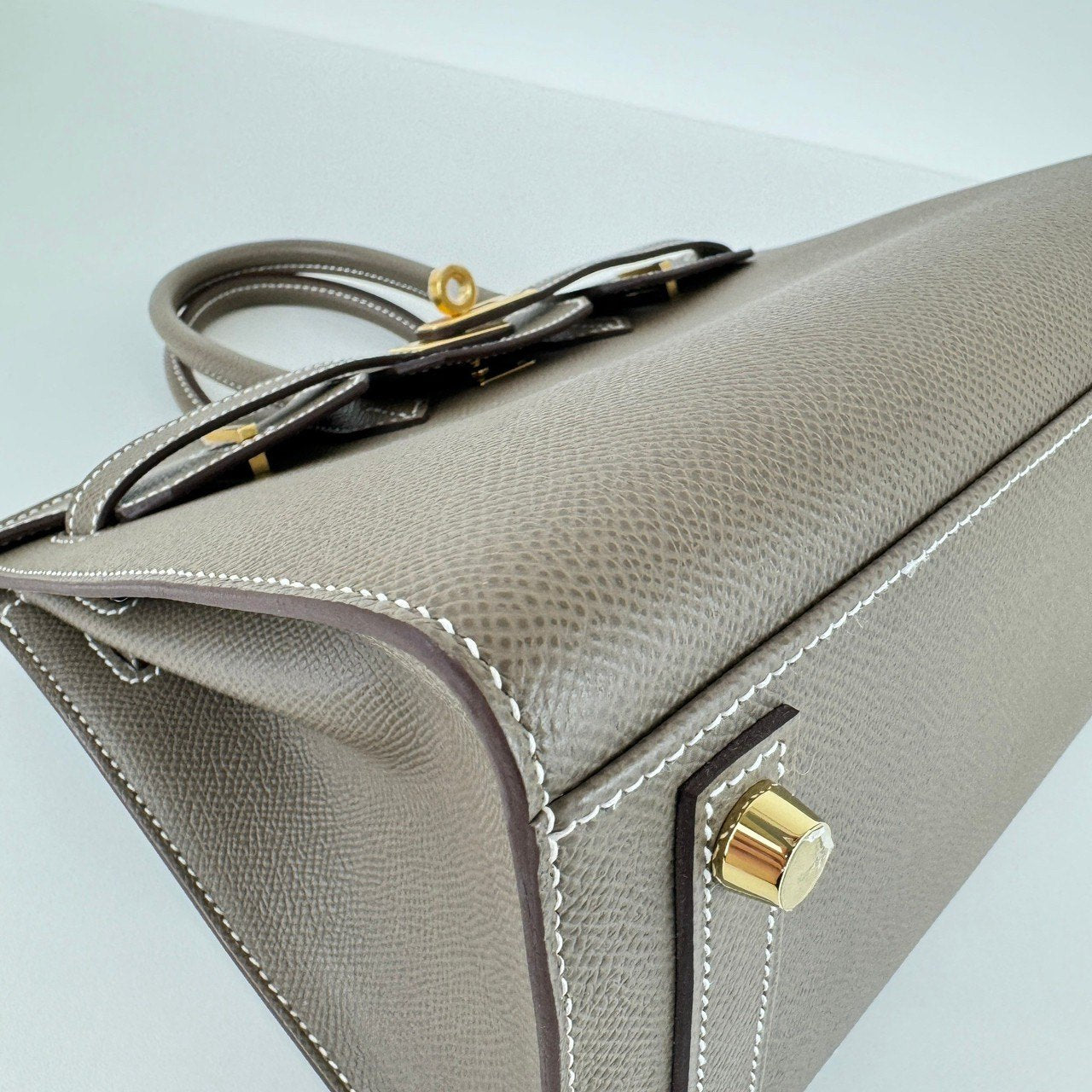 Birkin25 Sellier バーキン25セリエ Etoupe エトープ GHW ゴールド金具 Epsom エプソン Stamp-U U刻印