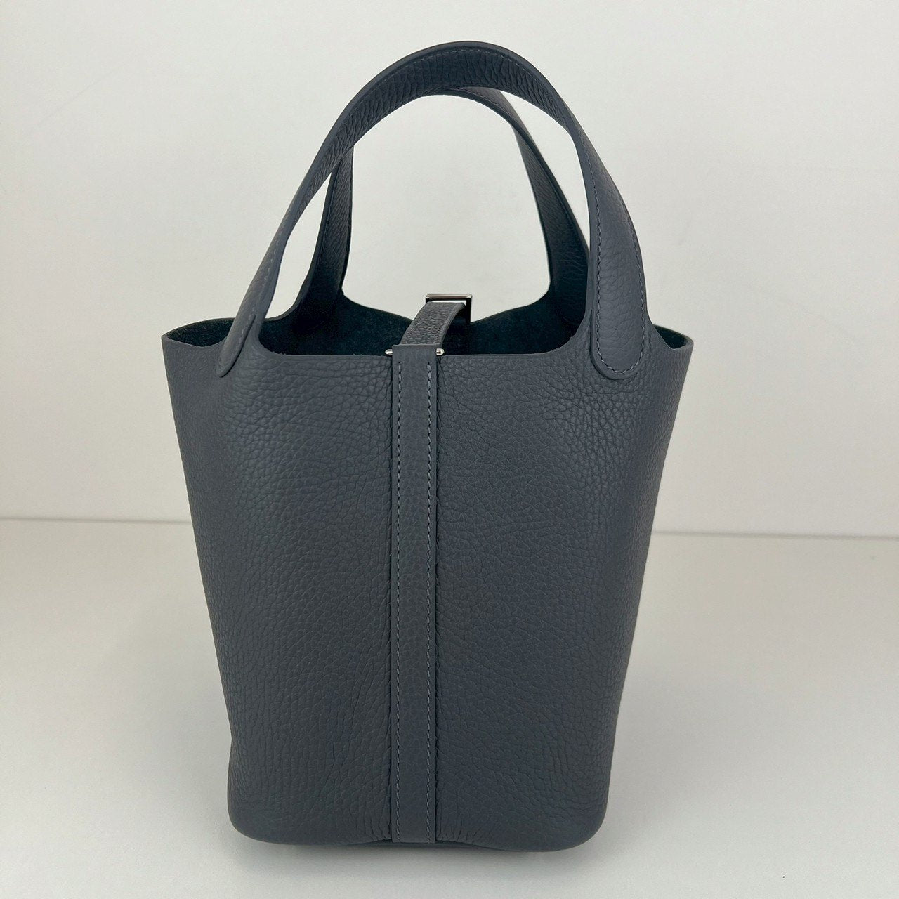 Picotin Lock PM ピコタンロック18 Etain エタン PHW シルバー金具 Taurillon clemence トリヨンクレマンス Stamp-W W刻印