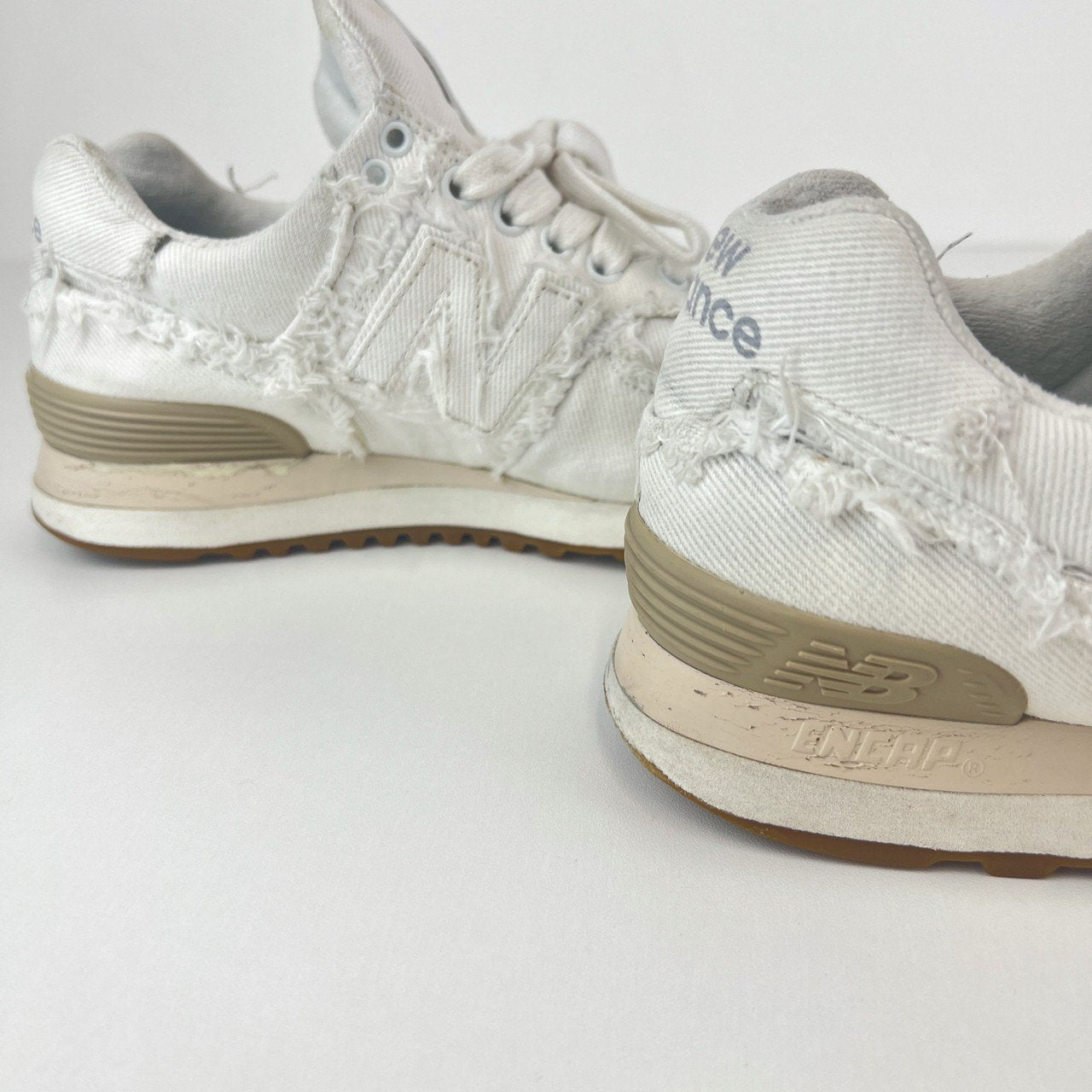 ミュウミュウ ニューバランス Miumiu×New Balance 574 スニーカー ホワイト 574 White ホワイト 34ハーフ