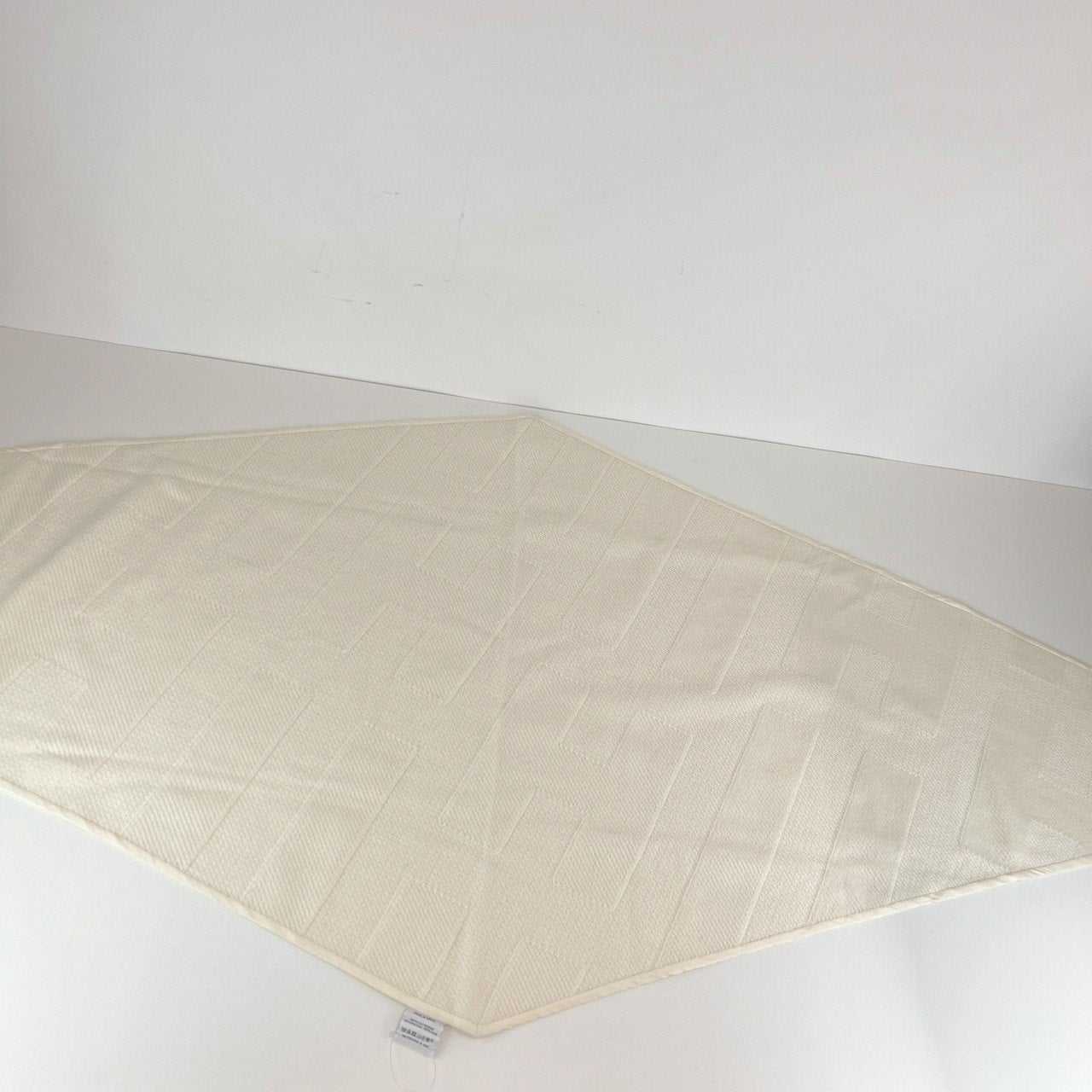 Hermès エルメス ロザンジュ 《ストライプH》 LOSANGE カシミア 100% White ホワイト