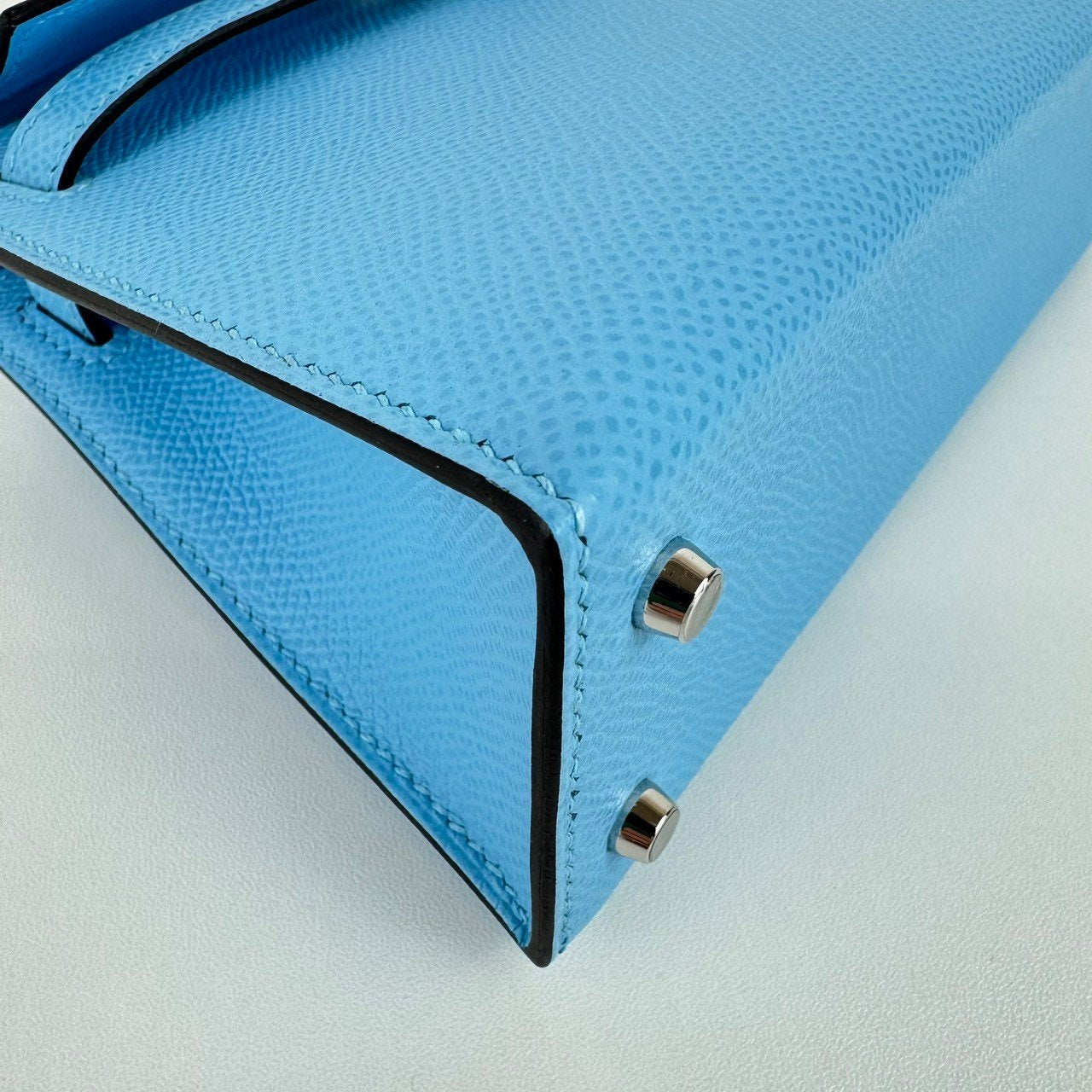 Mini kelly ミニケリー Celeste セレステ Epsom エプソン PHW シルバー金具 Stamp-B B刻印