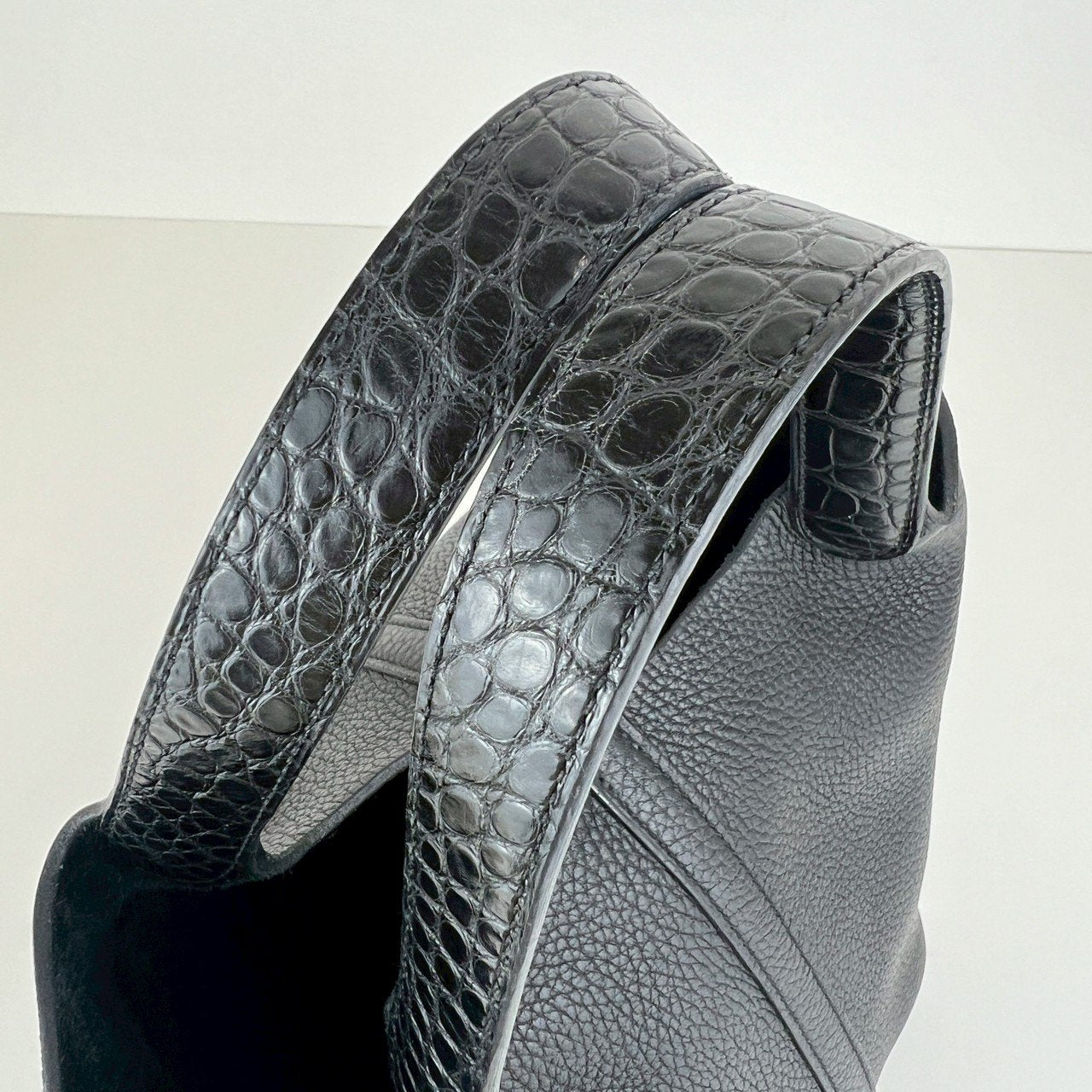 Picotin lock PM ピコタンロック18 Black ブラック Taurillon clemence トリヨンクレマンス crocodile クロコダイル GHW ゴールド金具 Stamp-Z Z刻印