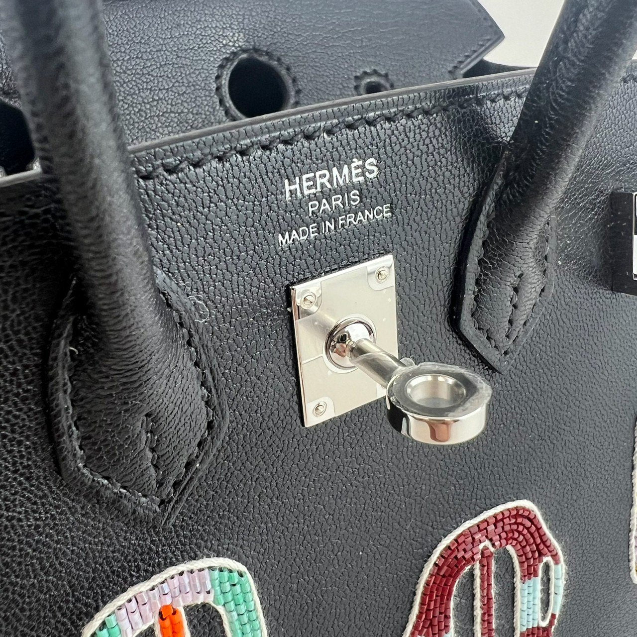 Birkin20 bouclerie moderne casaques バーキン20 ブークレリー モデルヌ カザック Black ブラック Chevre シェーブル PHW シルバー金具 Stamp-W W刻印