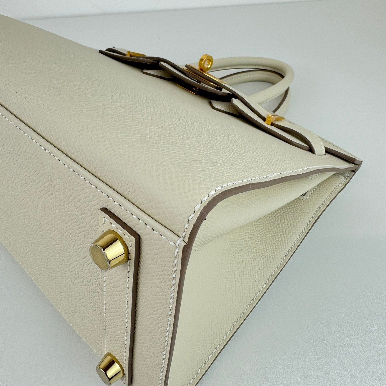 Birkin25 バーキン25 Craie クレ Epsom エプソン GHW ゴールド金具 Stamp-W W刻印