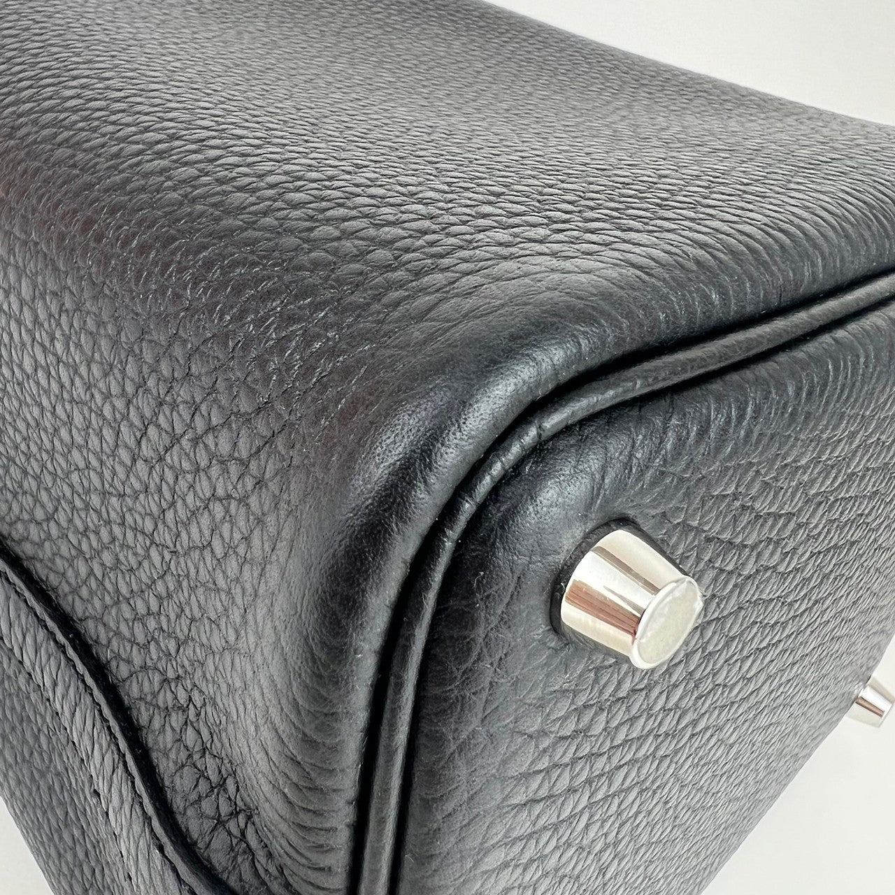 Picotin Lock PM ピコタンロックPM Black ブラック Taurillon clemenceトリヨンクレマンス PHW シルバー金具 B刻印