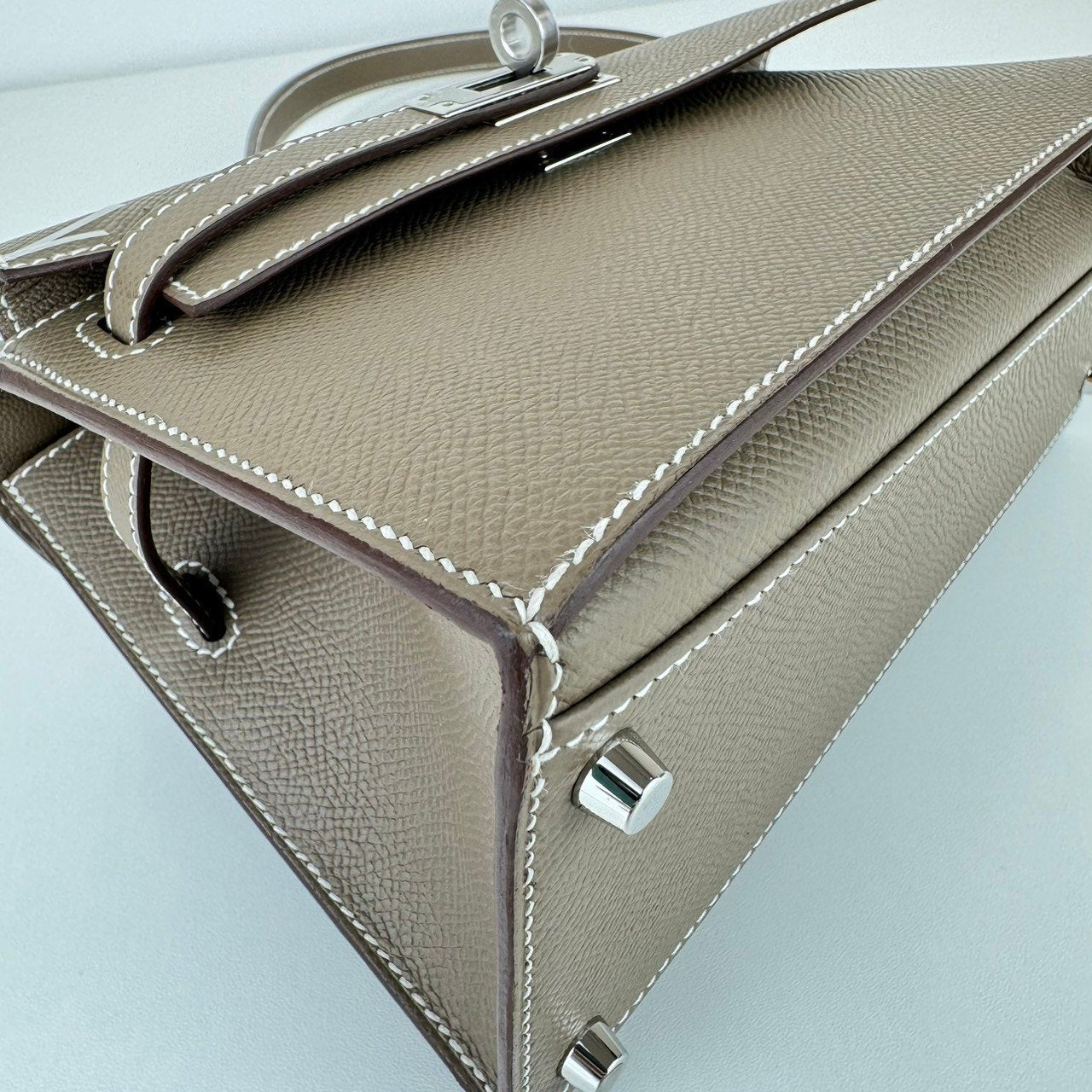 Kelly20 desorder ケリー20 ディスオーダー Etoupe エトープ Epsom エプソン PHW シルバー金具 Stamp-B B刻 レディースバッグ ショルダーバッグ