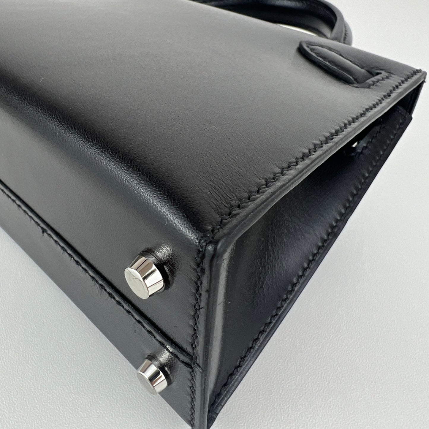 Mini kelly cloute ミニケリークルーテ Black ブラック PHW シルバー金具 Epsom エプソン Stamp-B B刻印