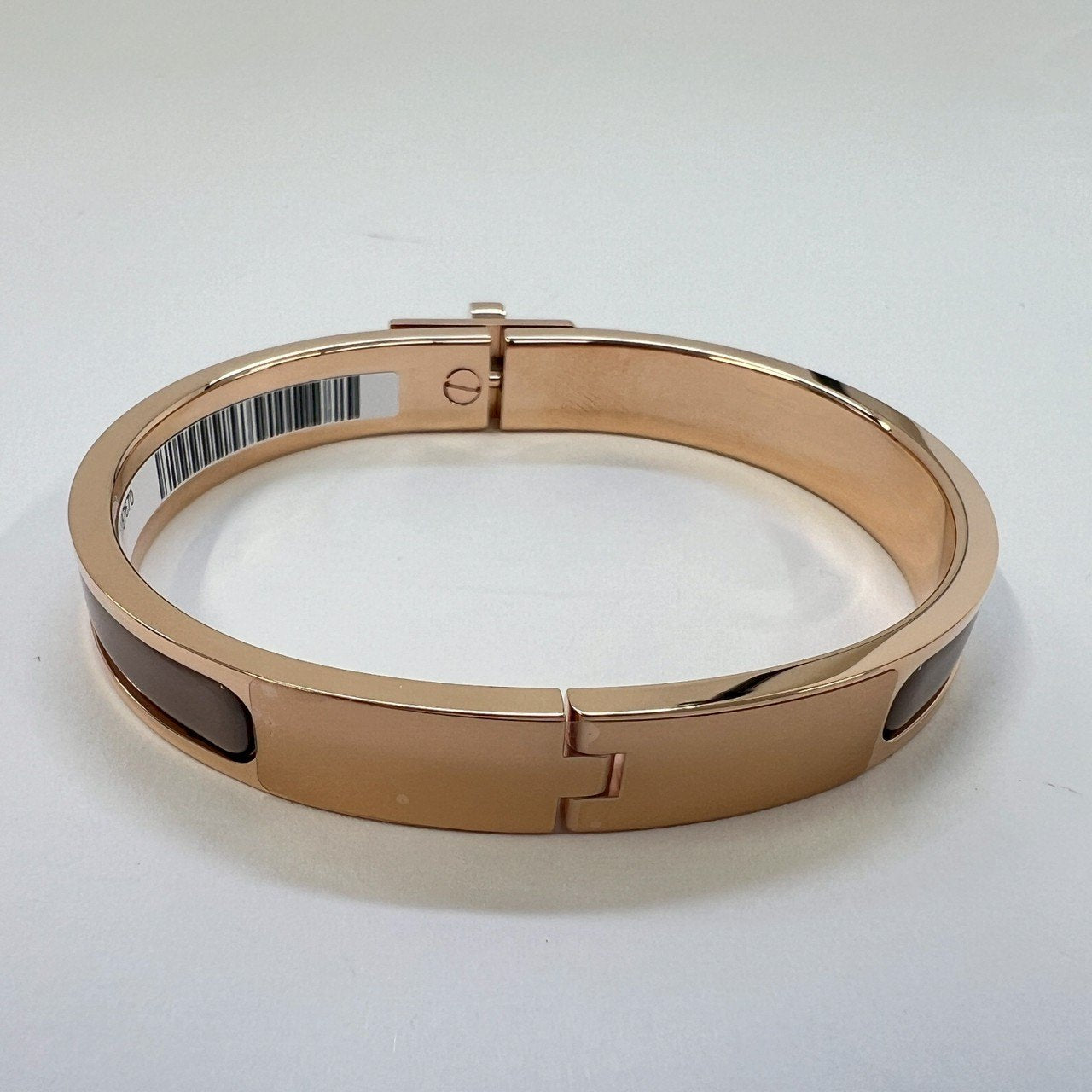 Mini clic kelly PM エナメルブレスレット ミニ・クリック・ケリー Marron grace マロングラッセ Rose gold plated ローズゴールドプレーテッド