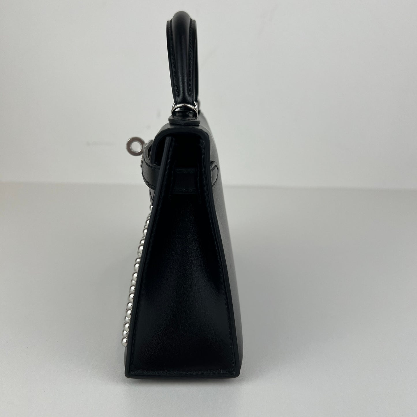 Mini kelly cloute ミニケリークルーテ Black ブラック PHW シルバー金具 Epsom エプソン Stamp-B B刻印