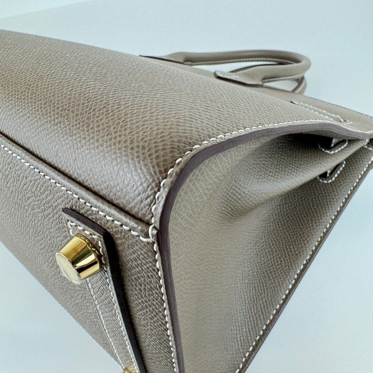 Birkin25 Sellier バーキン25セリエ Etoupe エトープ GHW ゴールド金具 Epsom エプソン Stamp-U U刻印