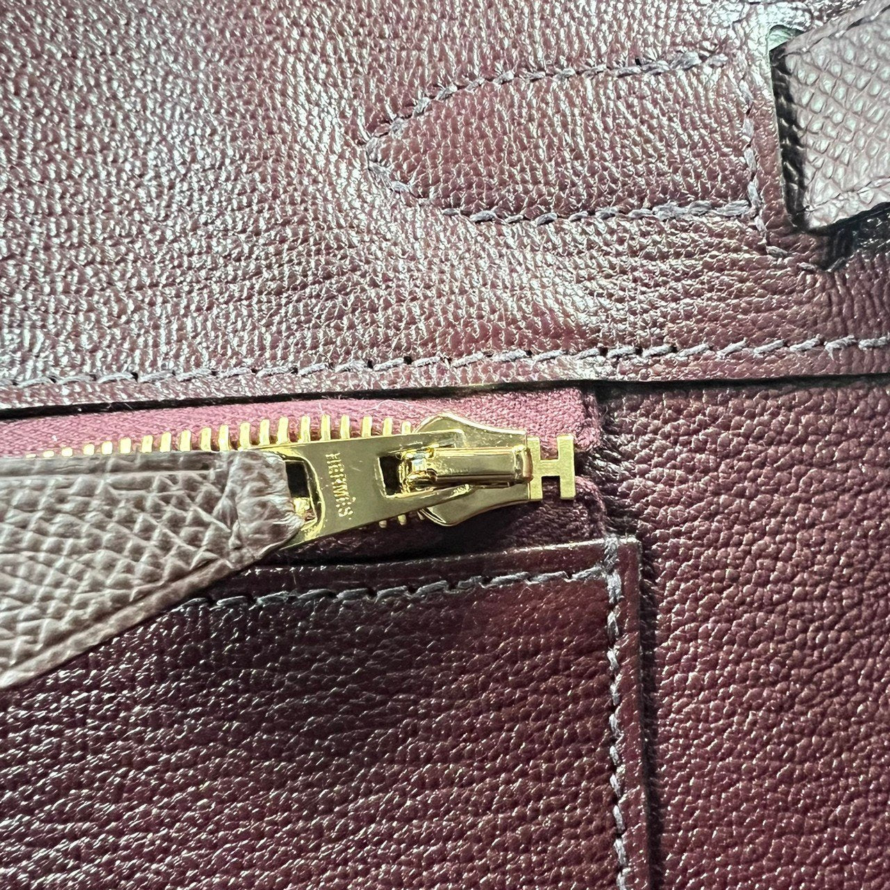 Birkin30 sellier バーキン30 セリエ Rouge sellier ルージセリエ Epsom エプソン GHW ゴールド金具 Stamp-B B刻印