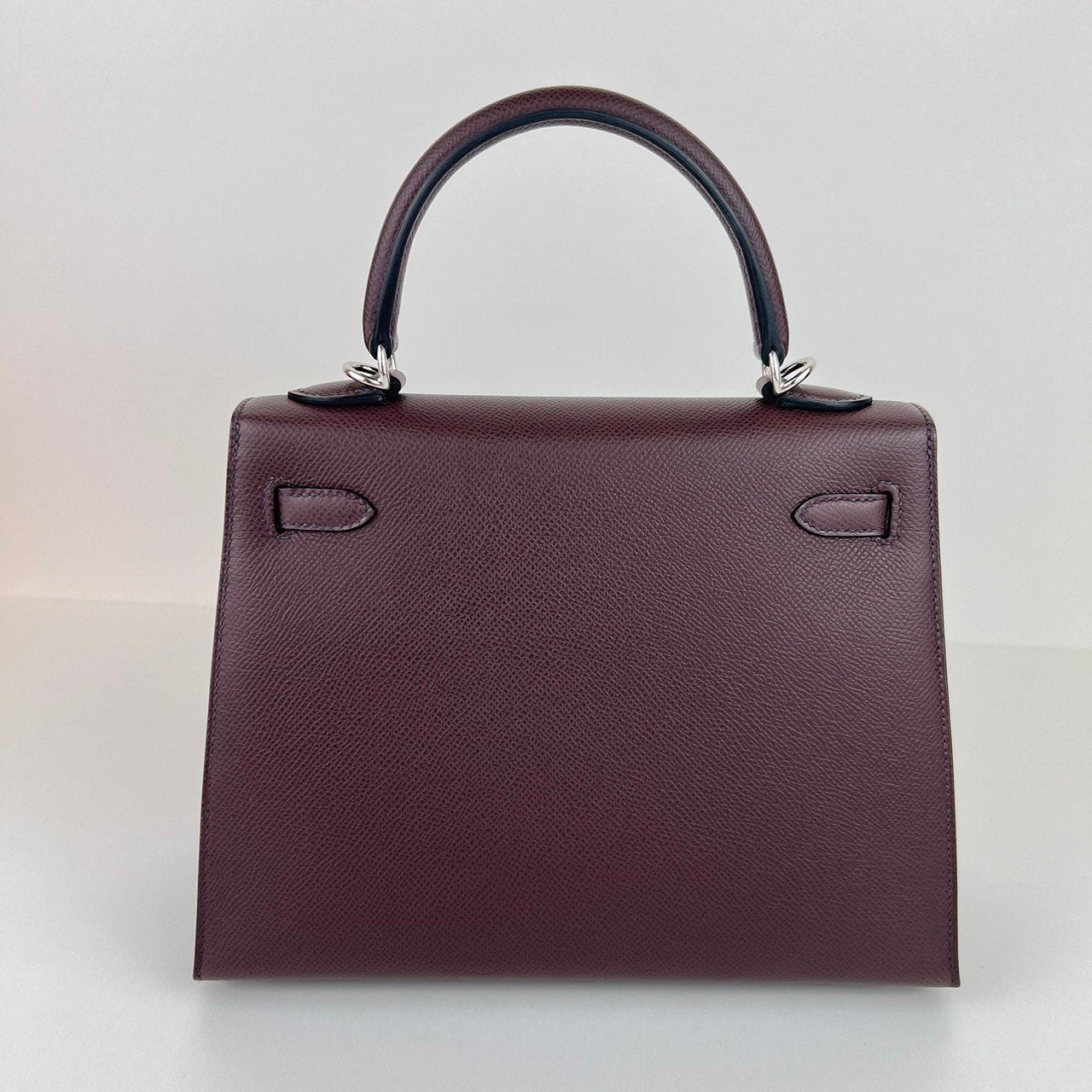 Kelly25 Sellier Casaque Etoilee ケリー25セリエ カザック エトワール Stamp-W W刻印 Epsom エプソン Rouge sellier/Black/Rose darling ルージュセリエ/ブラック/ローズダーリン PHW シルバー金具