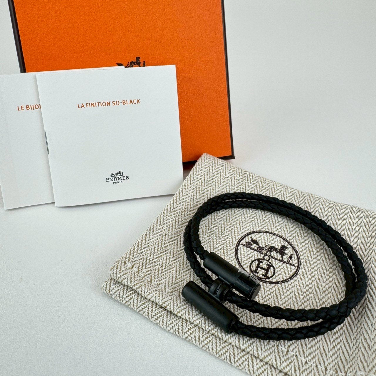 Behapi Double Tour bracelet ブレスレット ビーアピ ブラック T3