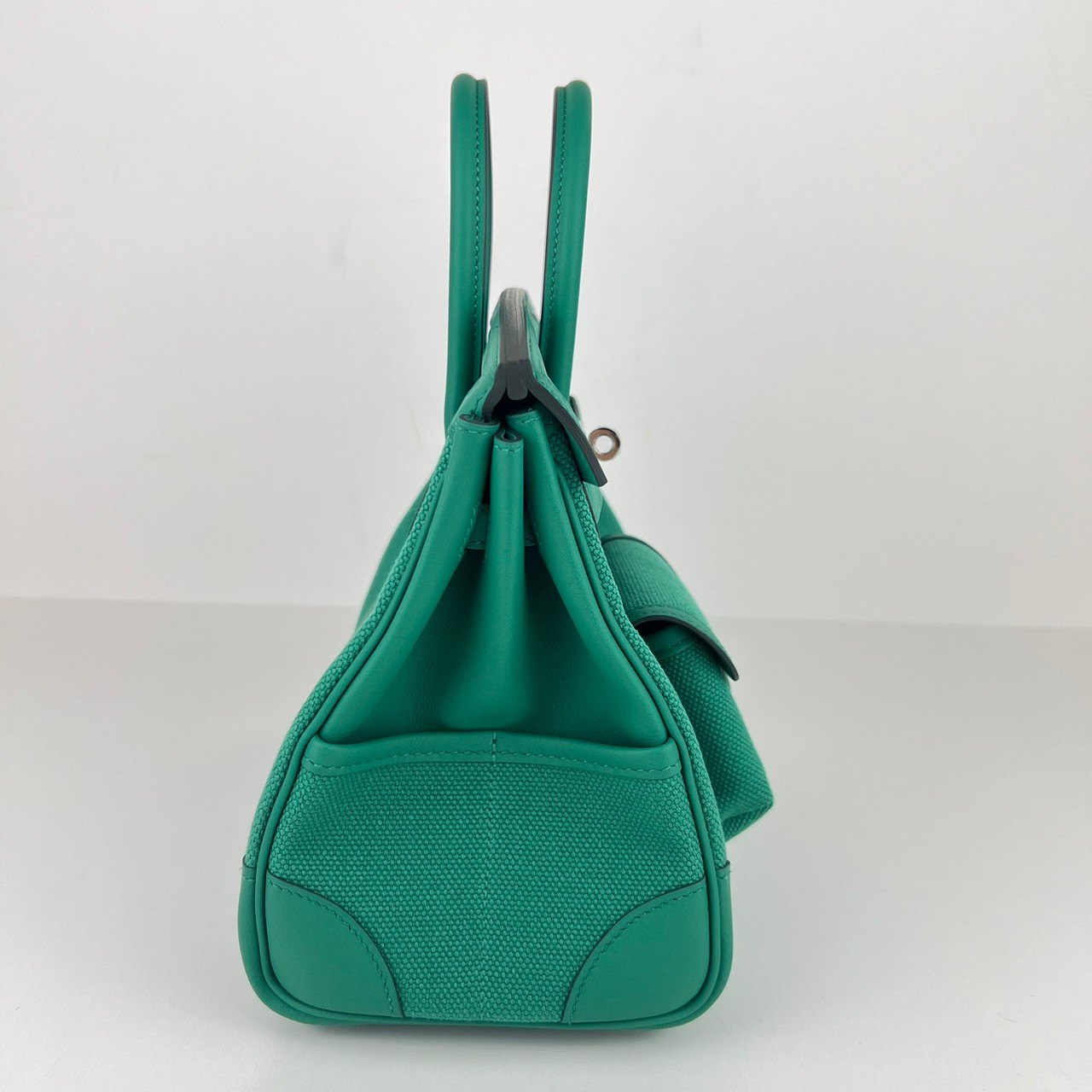 Birkin25 Cargo バーキン25 カーゴ Vert vertigo ヴェールヴェルティゴ W刻印 Toile gieland/Swift PHW シルバー金具