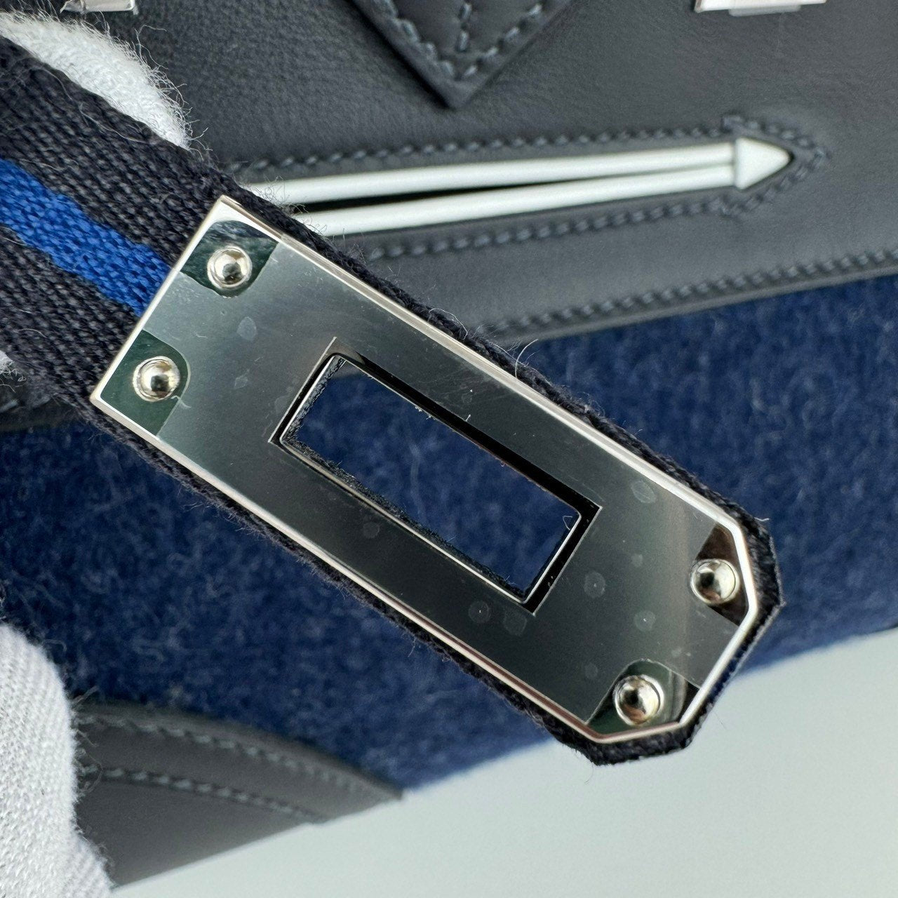 Birkin25 Go Team バーキン25 ゴーチーム Caban/Blue nuit/Black キャバン/ブルーニュイ/ブラック Swift スイフト PHW シルバー金具 Stamp-W W刻印