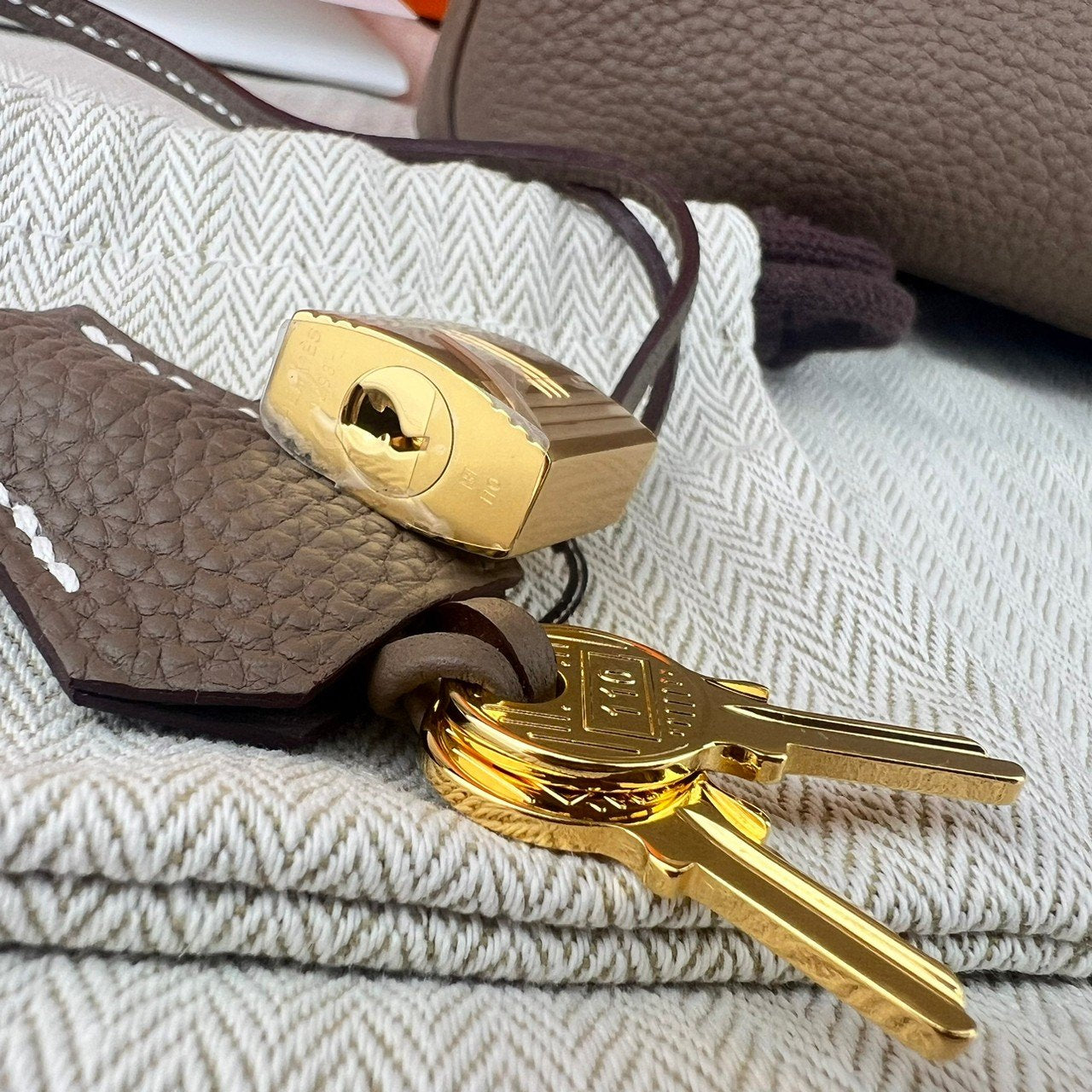 Birkin35 バーキン35 Etoupe エトープ GHW ゴールド金具 W刻 Togo トゴ