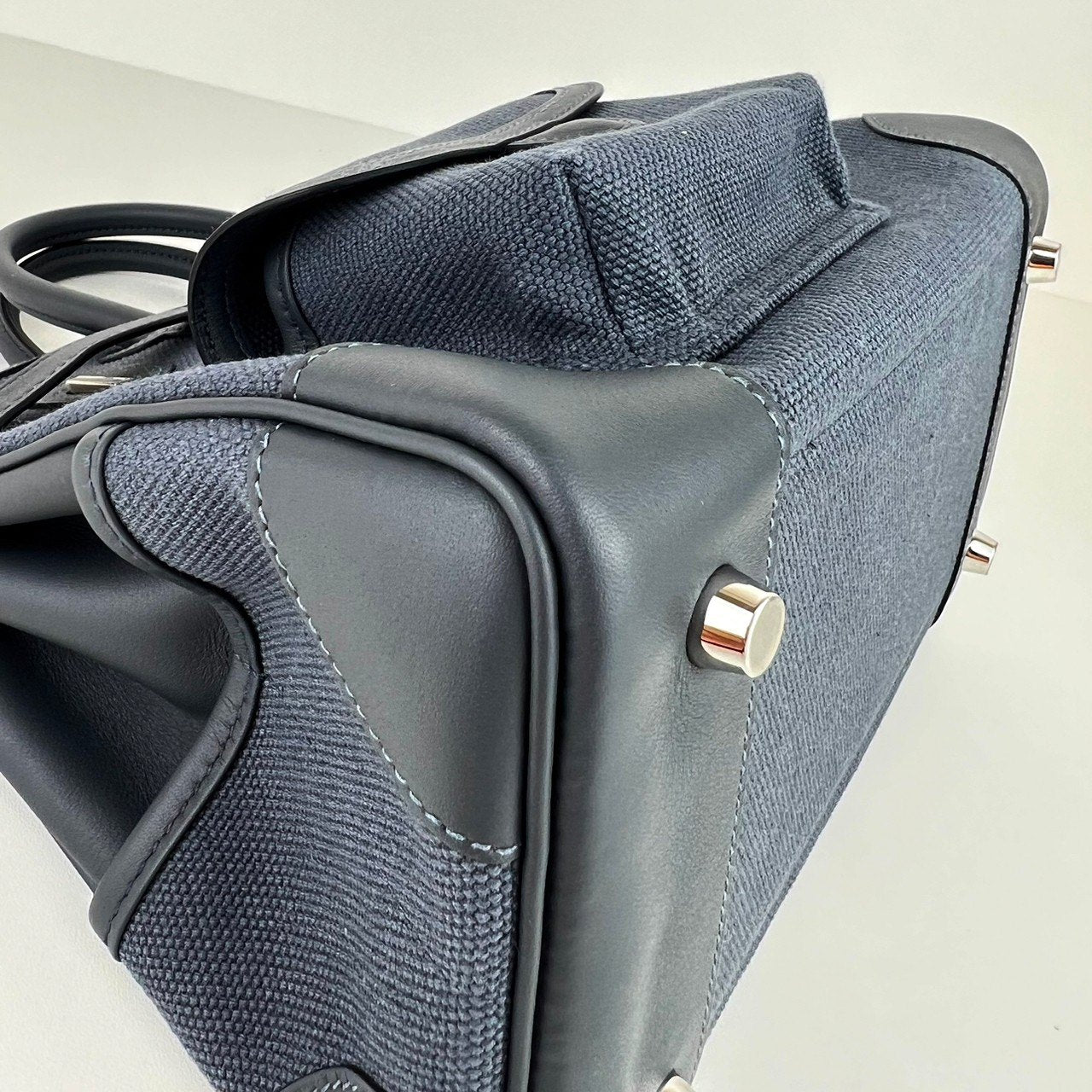 Birkin25 cargo バーキン25 カーゴ Gris misty グリミスティ PHW シルバー金具 Toile goeland/Swift トワルゴエラン/スイフト Stamp-W W刻印