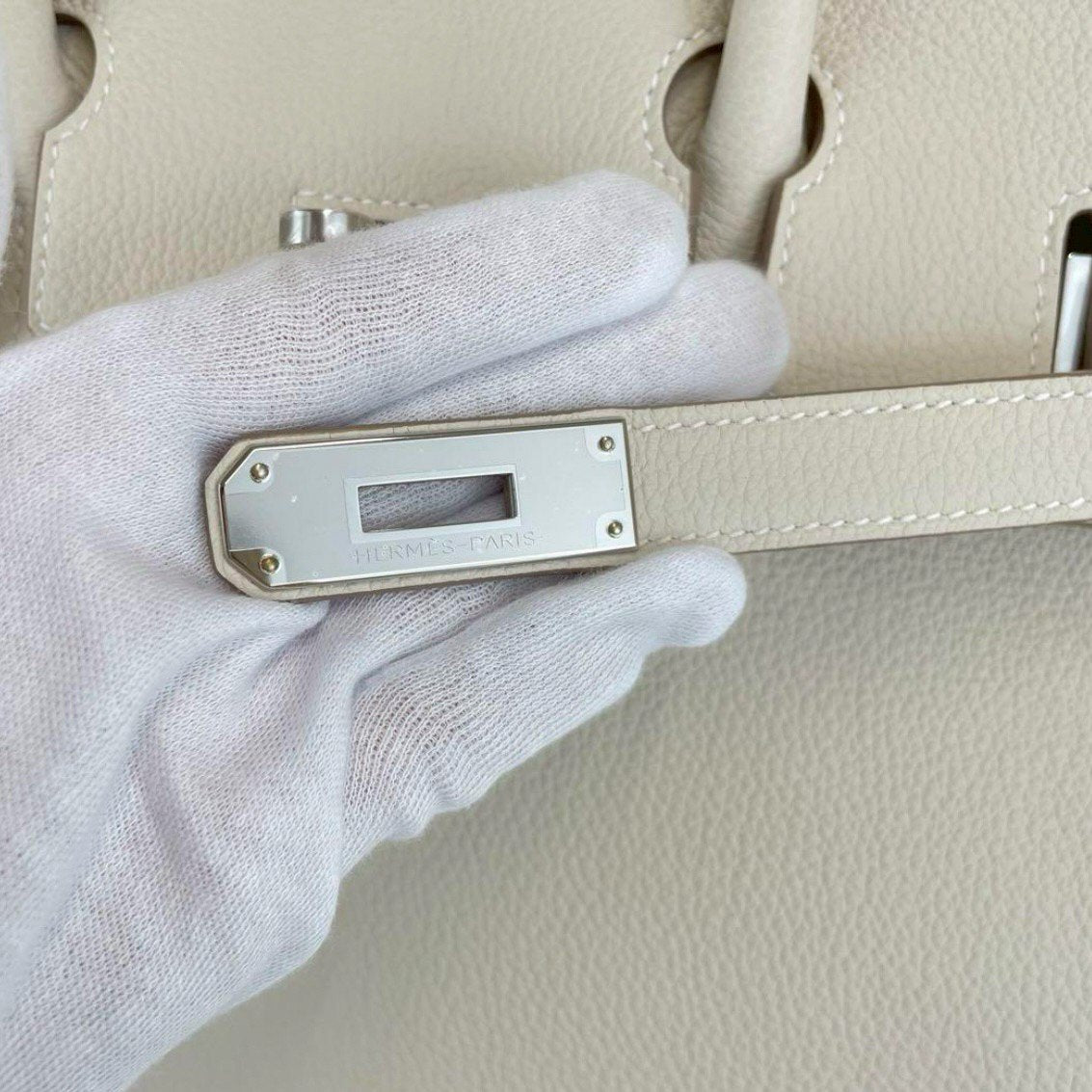 Birkin35 バーキン35 Stamp-K K刻印 Togo トゴ Craie クレ PHW シルバー金具
