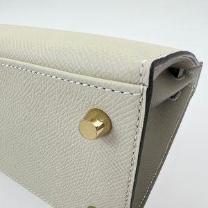 Kelly25 PO ケリー25 Gris asphalte/Craie グリスアスファルト/クレ Epsom エプソン GHW ゴールド金具 U刻