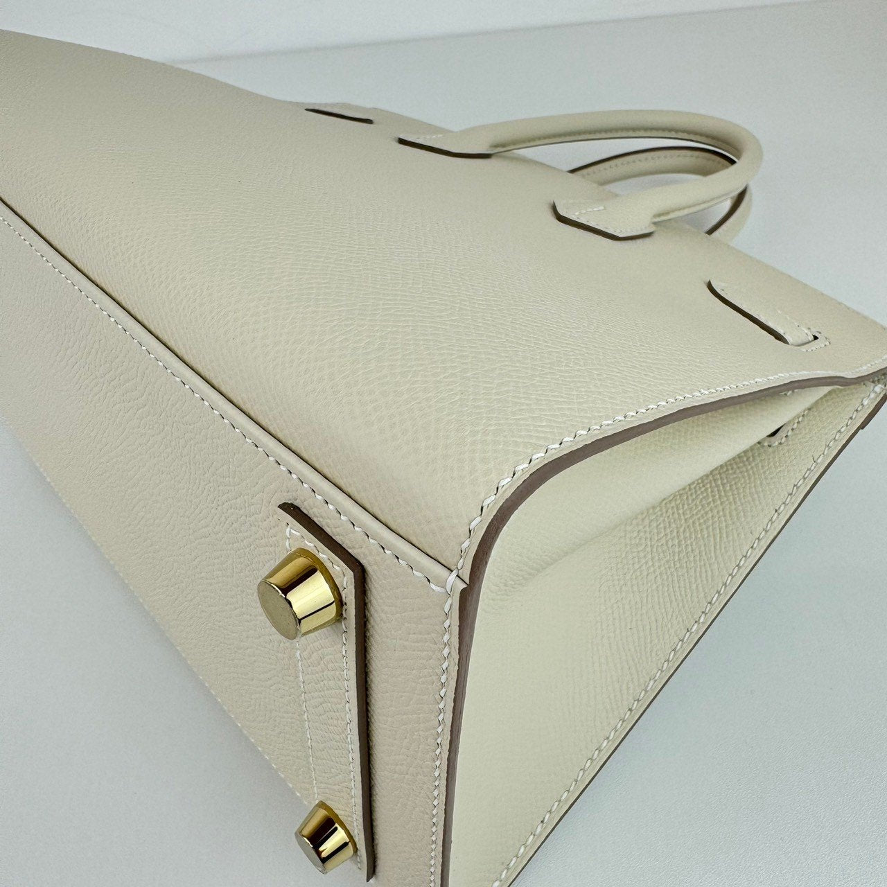 Birkin25 バーキン25 Craie クレ Epsom エプソン GHW ゴールド金具 Stamp-W W刻印