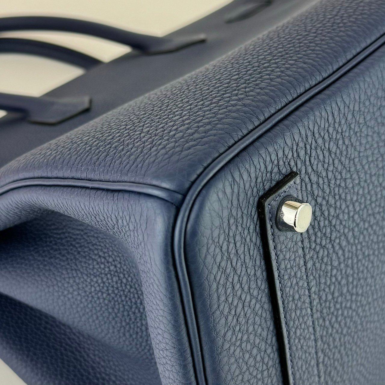 HERMES エルメス Birkin35 バーキン35 Blue navy ブルーネイビー PHW シルバー金具 Togo トゴ Stamp-B B刻印