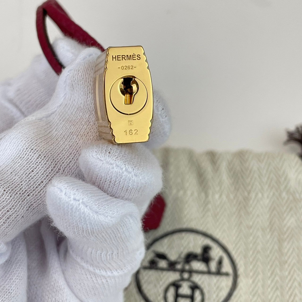 Birkin25 バーキン25 Ruby ルビー Togo トゴ GHW ゴールド金具 B刻 ハンドバッグ