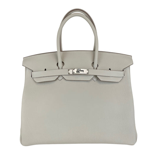 Birkin35 バーキン35 Stamp-K K刻印 Togo トゴ Craie クレ PHW シルバー金具