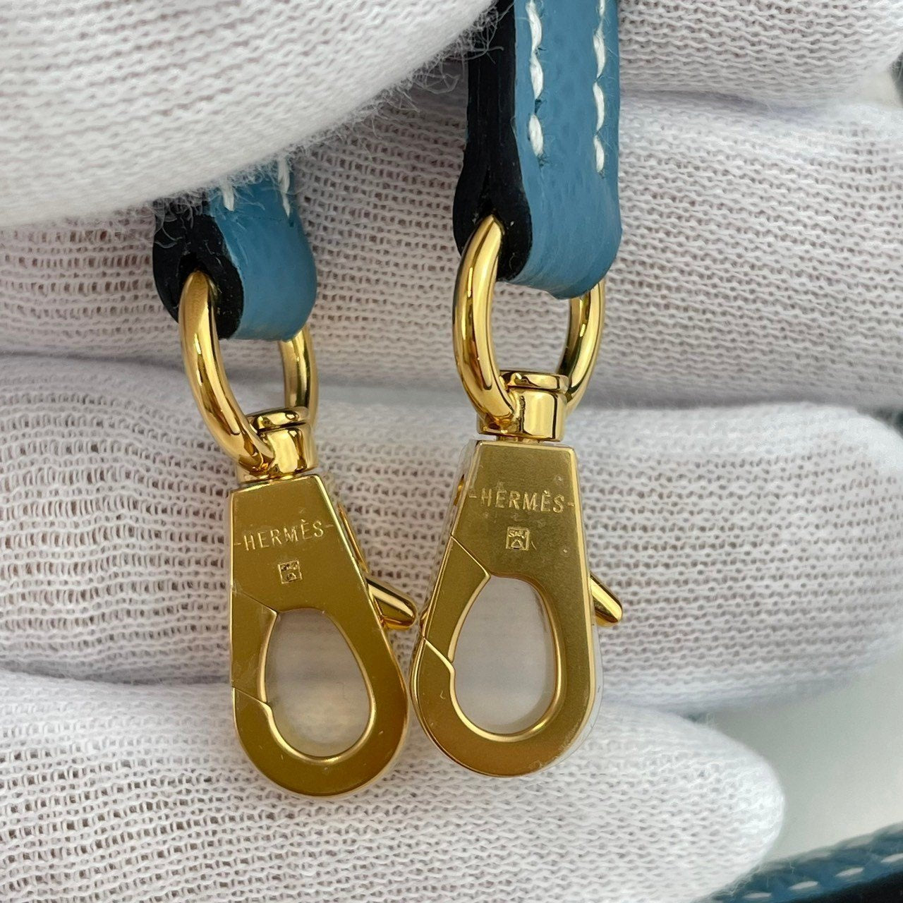 Mini kelly ミニケリー Blue jean ブルージン Epsom エプソン GHW ゴールド金具 B刻