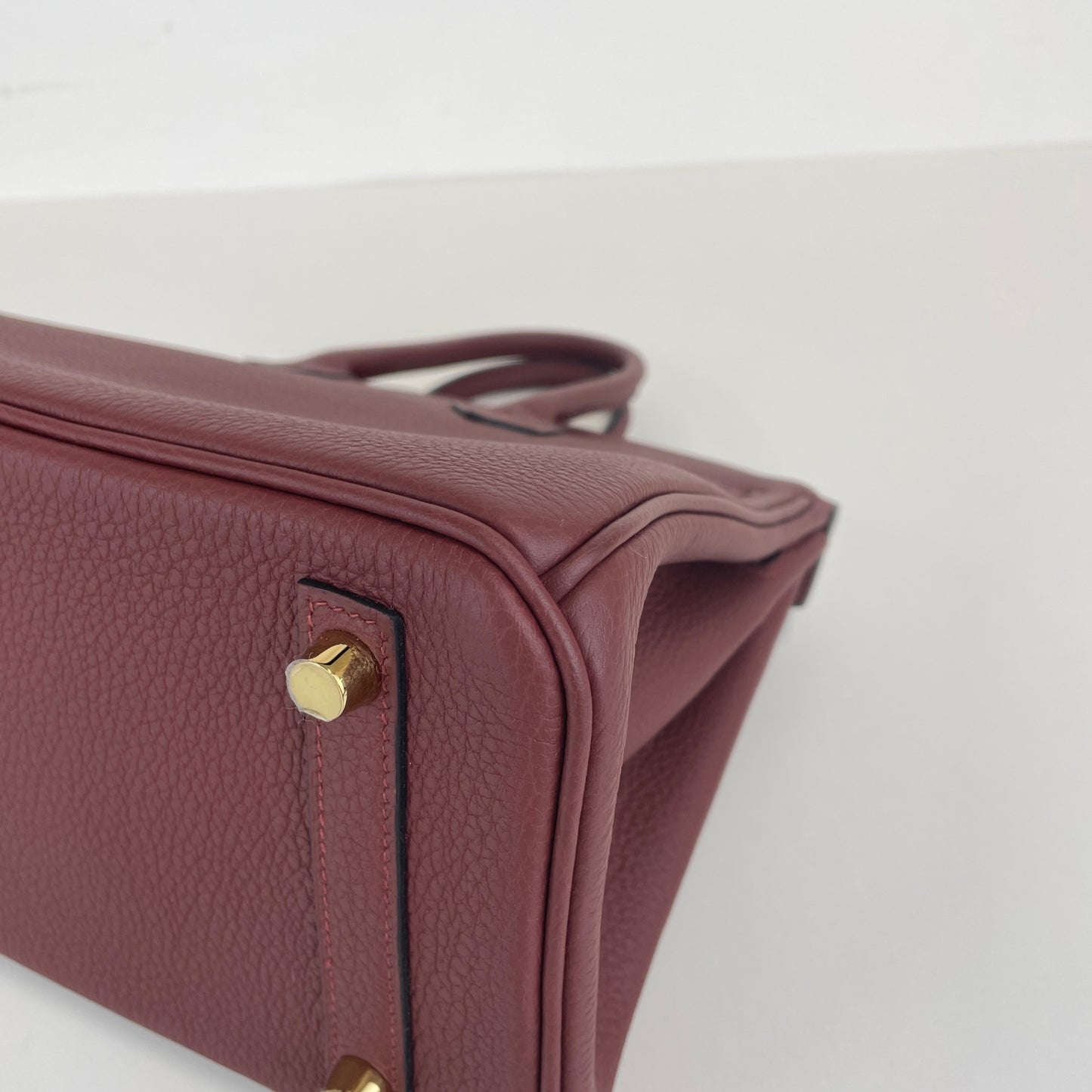 Birkin25 バーキン25 Rouge H ルージュアッシュ GHW ゴールド金具 Togo トゴ Stamp-W W刻印