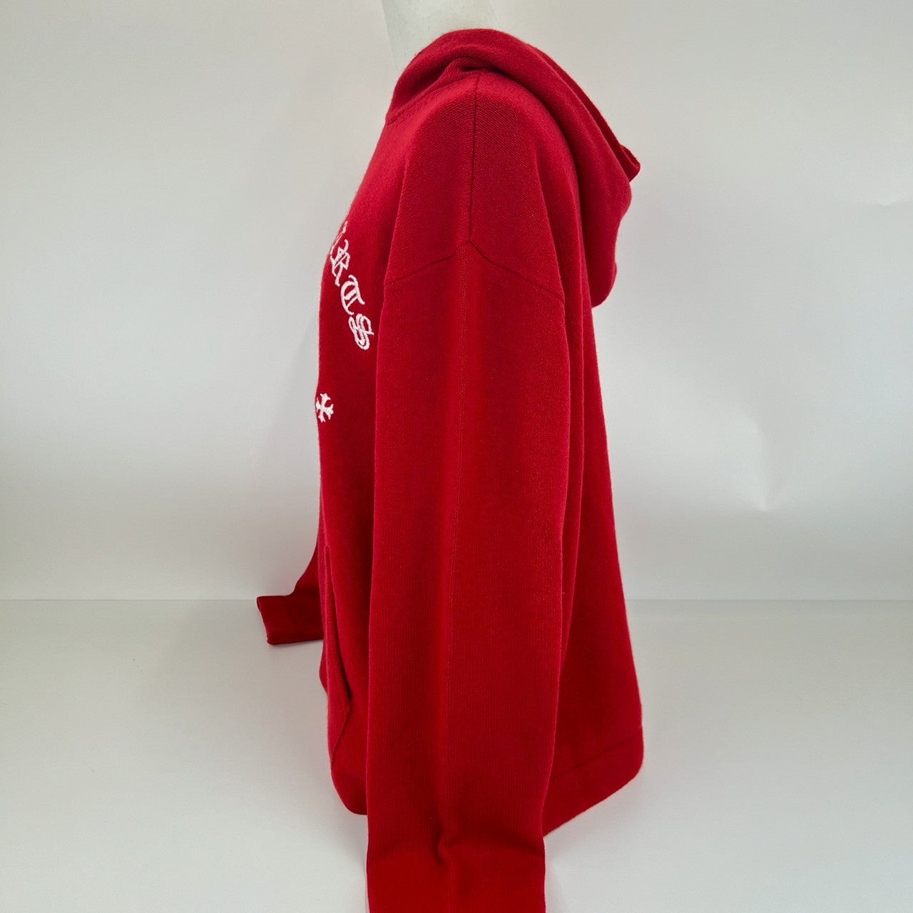Chrome Hearts クロムハーツ パーカー レッド ホワイトロゴ メンズ XL