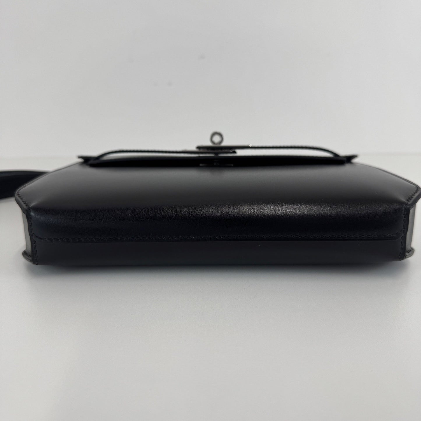 Hermès エルメス Kelly depeche ケリーデペッシュ Stamp-W W刻印 Box calf ボックスカーフ Black ブラック PHW シルバー金具