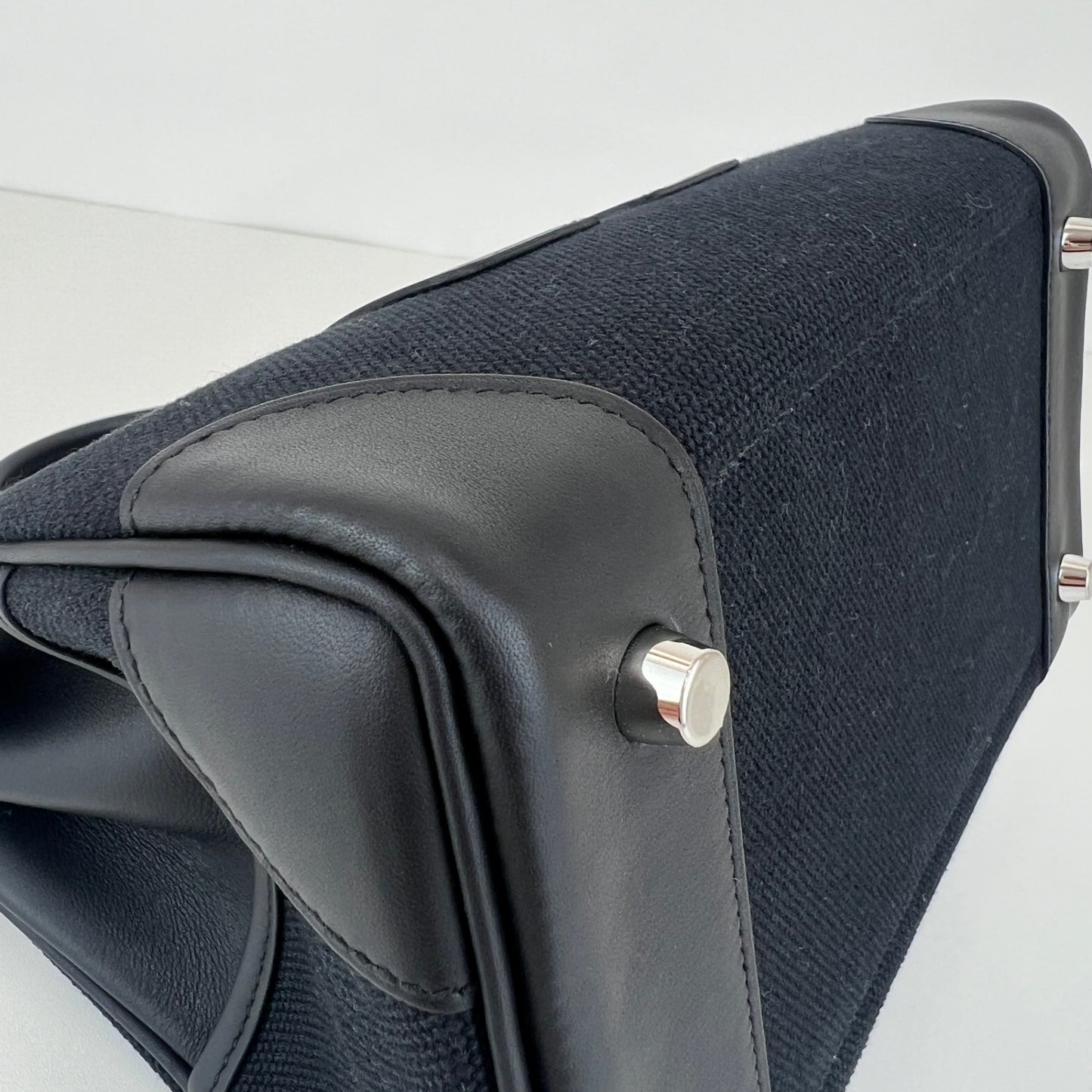 Birkin25 cargo バーキン25 カーゴ Toile goéland canvas トワルゴエランキャンバス シルバー金具 Stamp-U U刻印 Togo トゴ