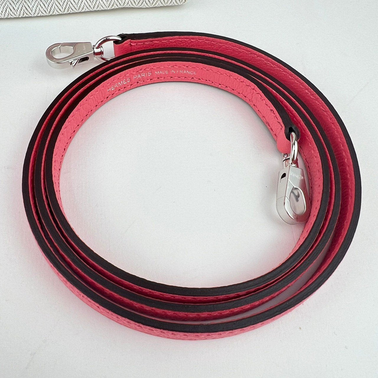 Mini Kelly ミニケリー Rose d’ete ローズエテ Chevre シェーブル PHW シルバー金具