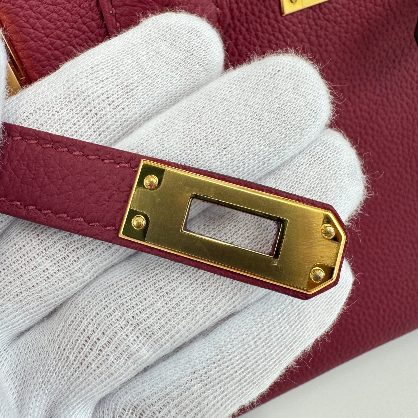 Birkin25 バーキン25 Ruby ルビー GHW ゴールド金具 Stamp-B B刻印 Togo トゴ