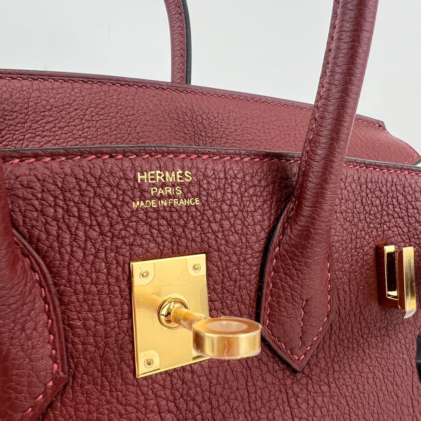 Birkin25 バーキン25 Rouge H ルージュアッシュ YG金具 Stamp-K K刻印 Togo トゴ