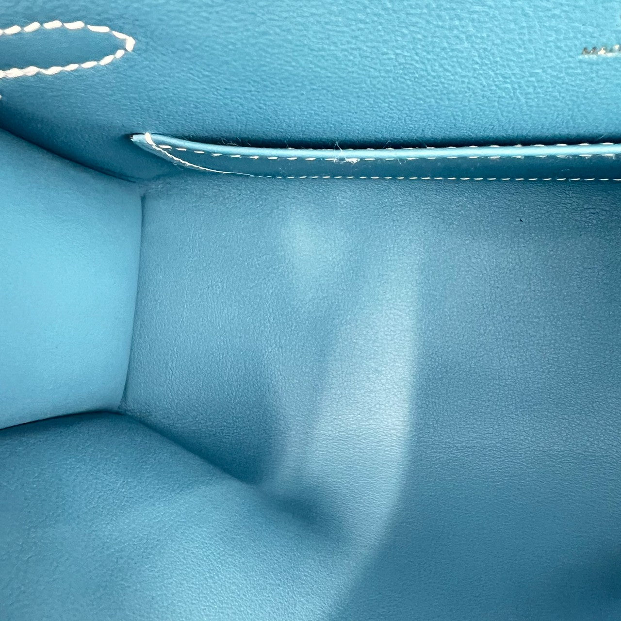 Pochette kelly ポシェットケリー Blue jean ブルージーン Swift スイフト GHW ゴールド金具 B刻印