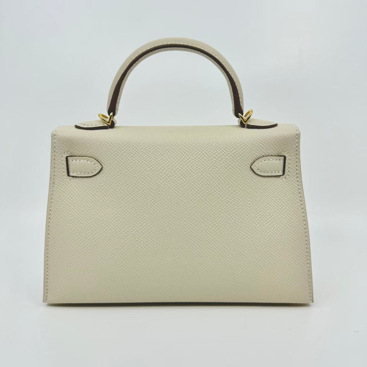 Mini kelly ミニケリー Stamp-W W刻印 Epsom エプソン Craie クレ GHW ゴールド金具