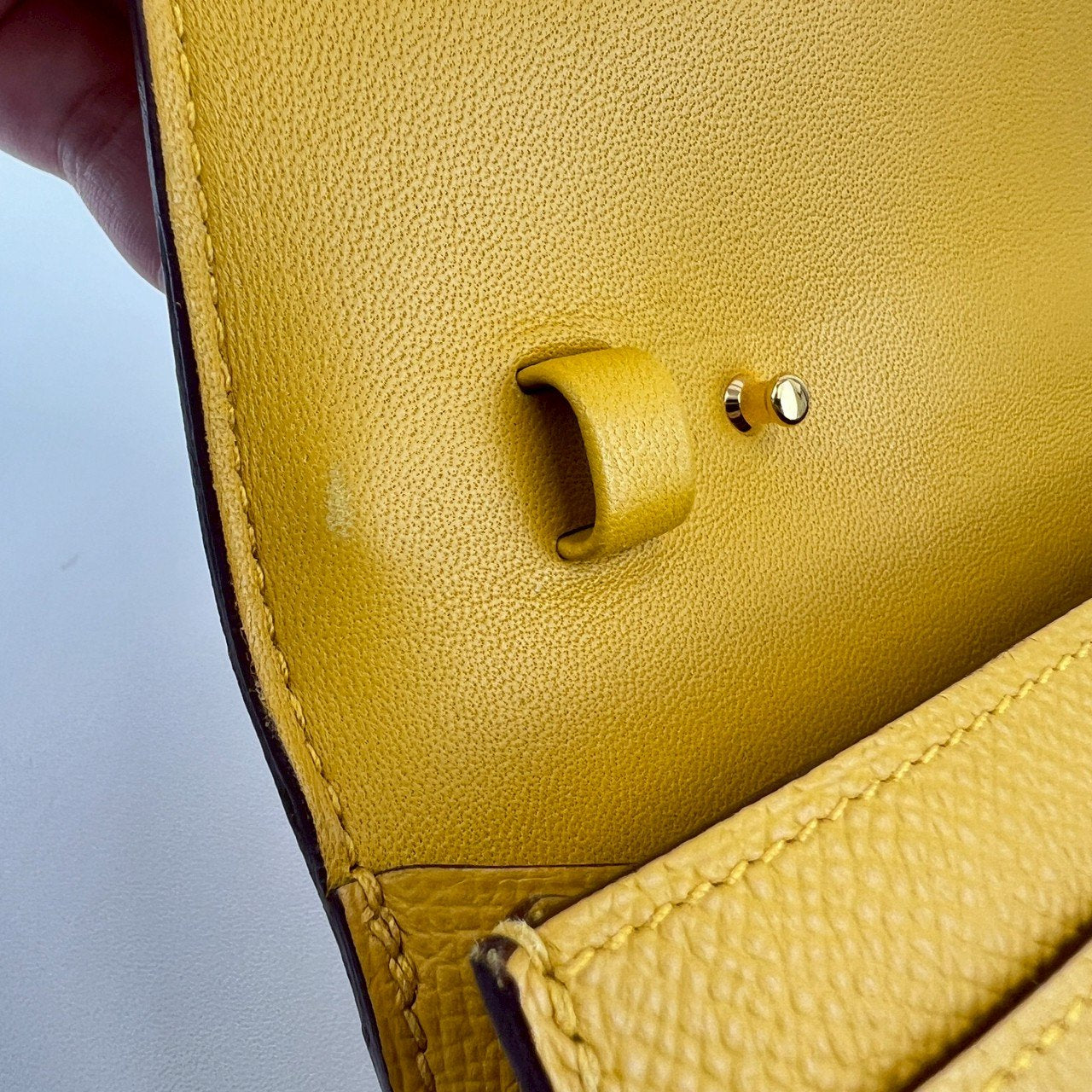 Constance To Go コンスタンストゥーゴー Jaune naples ジョーヌナプル GHW ゴールド金具 Z刻印 Epsom エプソン