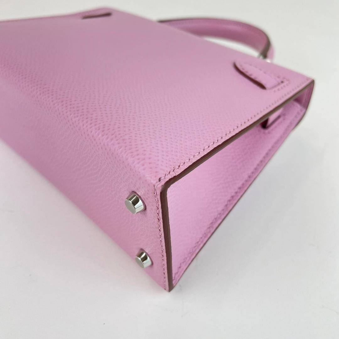 Mini kelly ミニケリー Mauve Sylvestre モーヴシルベストル Epsom エプソン PHW シルバー金具 Z刻