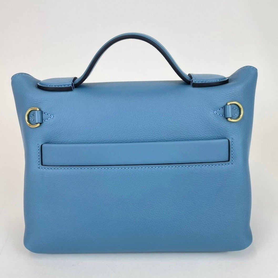 24/24 Mini Van Quatre ヴァンキャトル New blue jean ニューブルージン Evercolor エバーカラー GHW ゴールド金具 Stamp-B B刻印