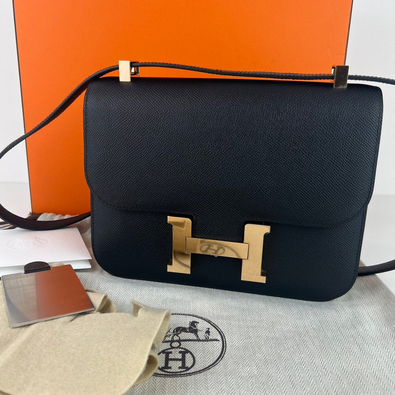Constance24 コンスタンス24 Stamp-W W刻印 Epsom エプソン Black ブラック RGHW ローズゴールド金具