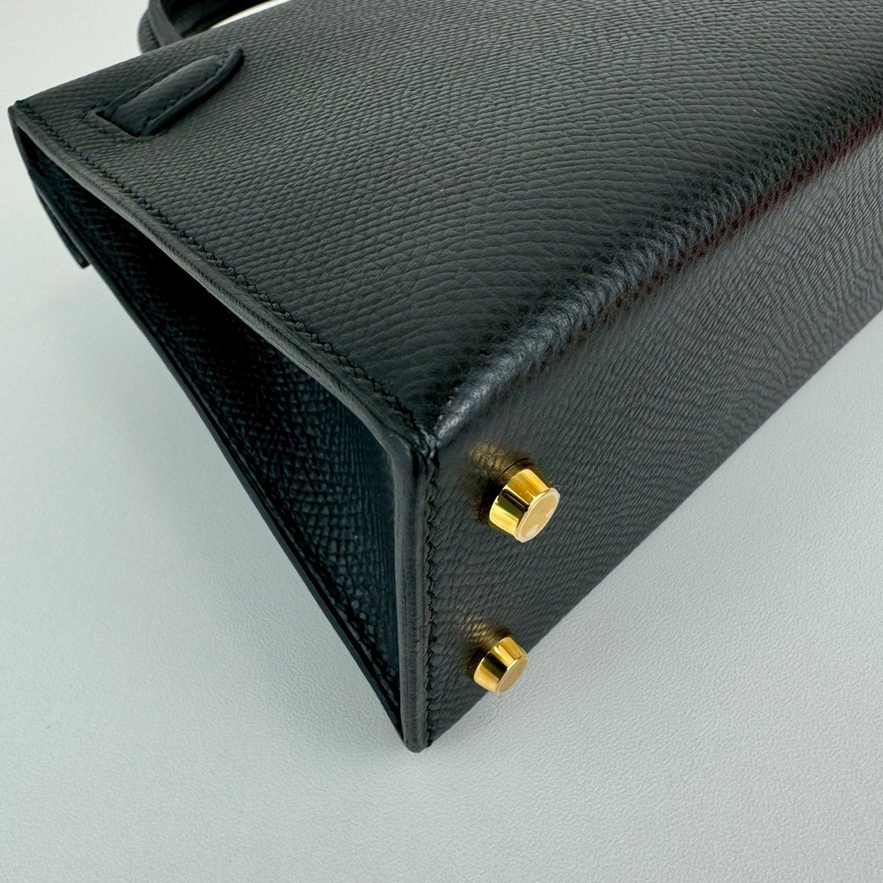 Mini kelly ミニケリー Black ブラック Epsom エプソン GHW ゴールド金具 Stamp-U U刻印