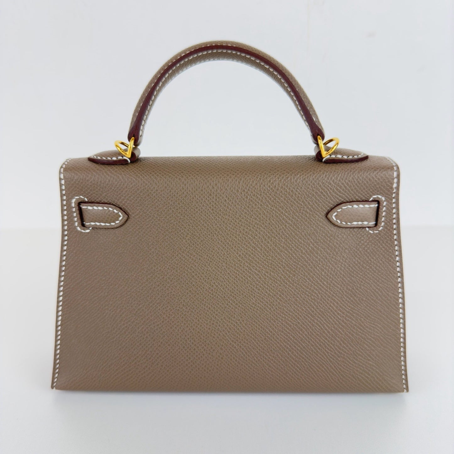 Mini kelly ミニケリー Etoupe エトープ Epsom エプソン GHW ゴールド金具 Stamp-W W刻印