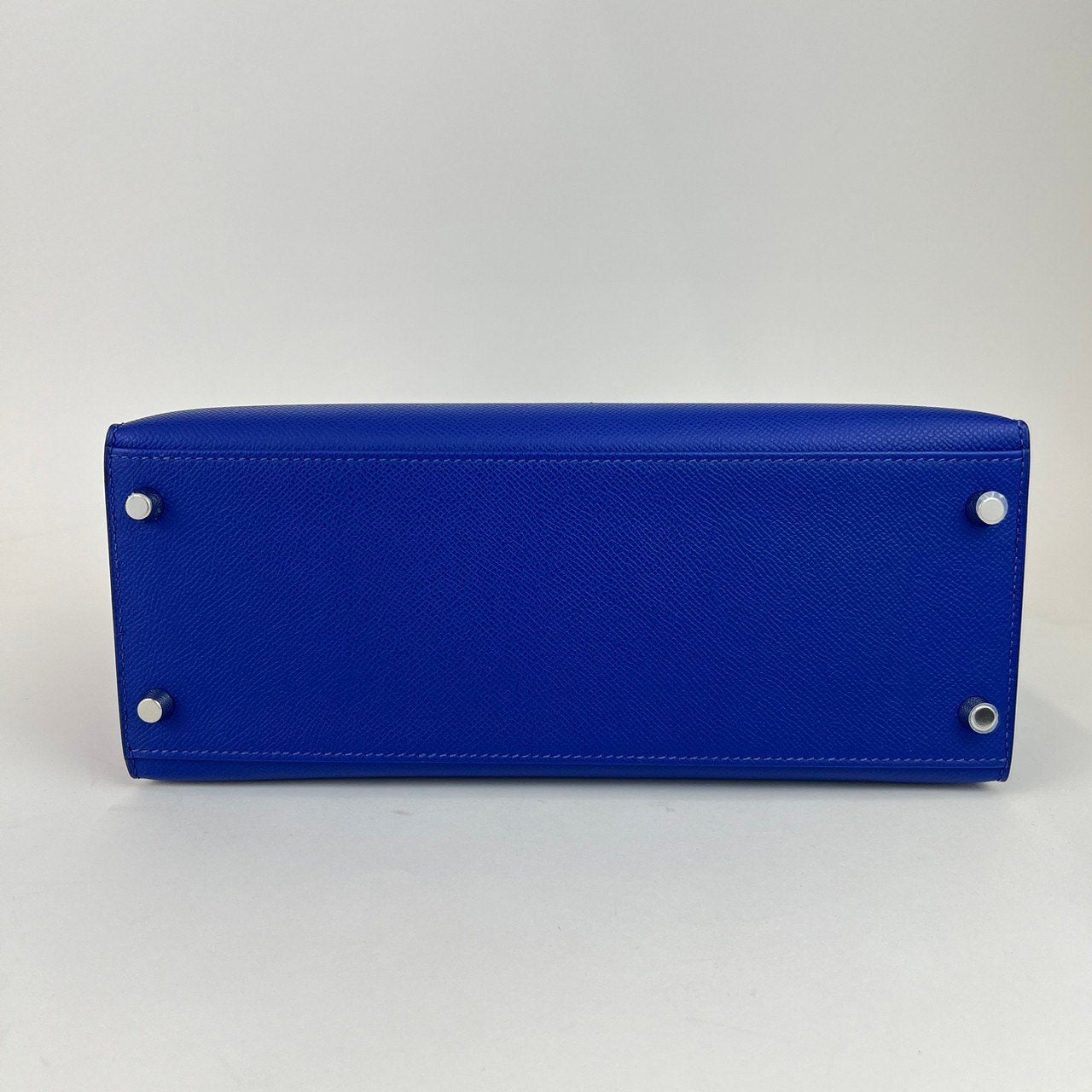 Kelly28 ケリー28 Blue royal ブルーロイヤル Epsom エプソン PHW シルバー金具 B刻