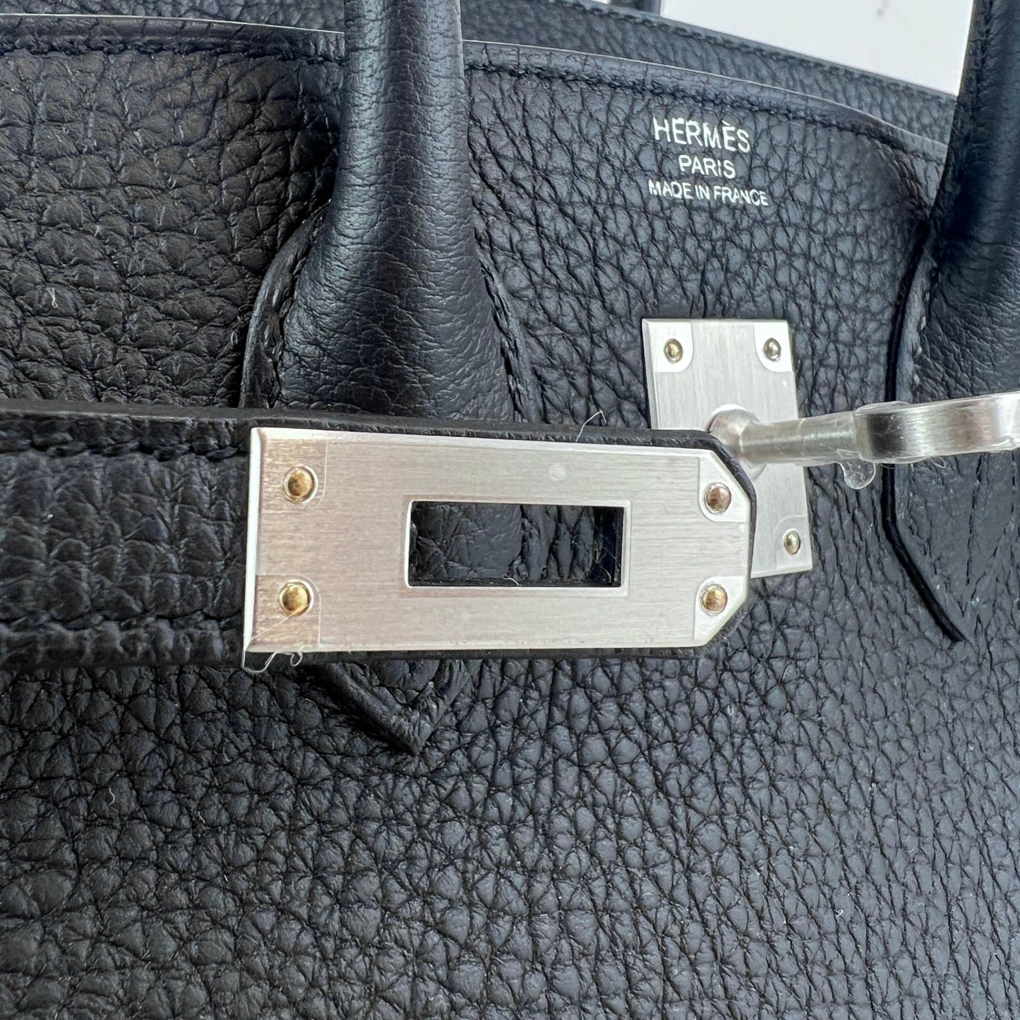 Birkin25 バーキン25 Black ブラック Togo トゴ PHW シルバー金具 Stamp-K K刻印