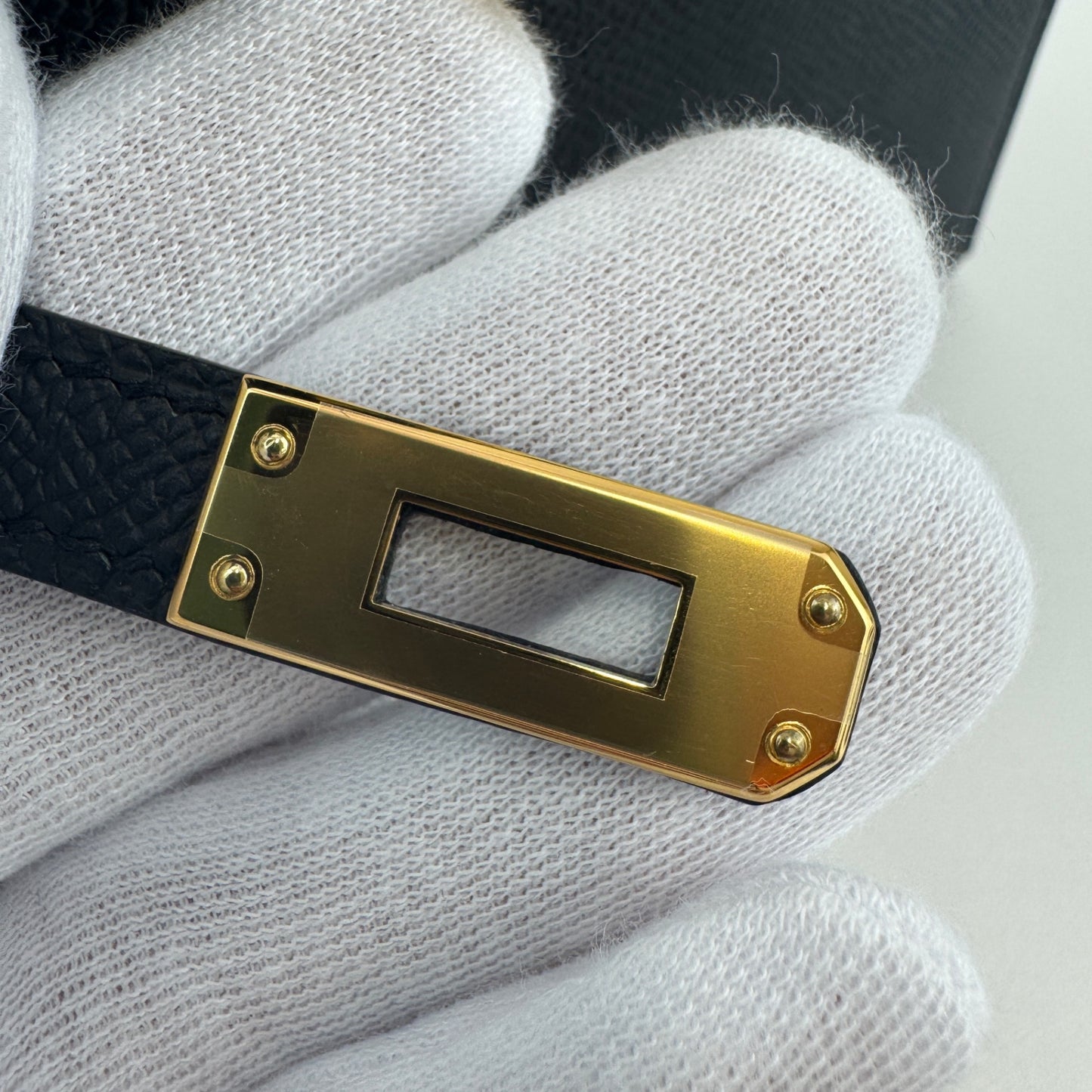 Mini kelly ミニケリー Black ブラック GHW ゴールド金具 Stamp-W W刻印 Epsom エプソン