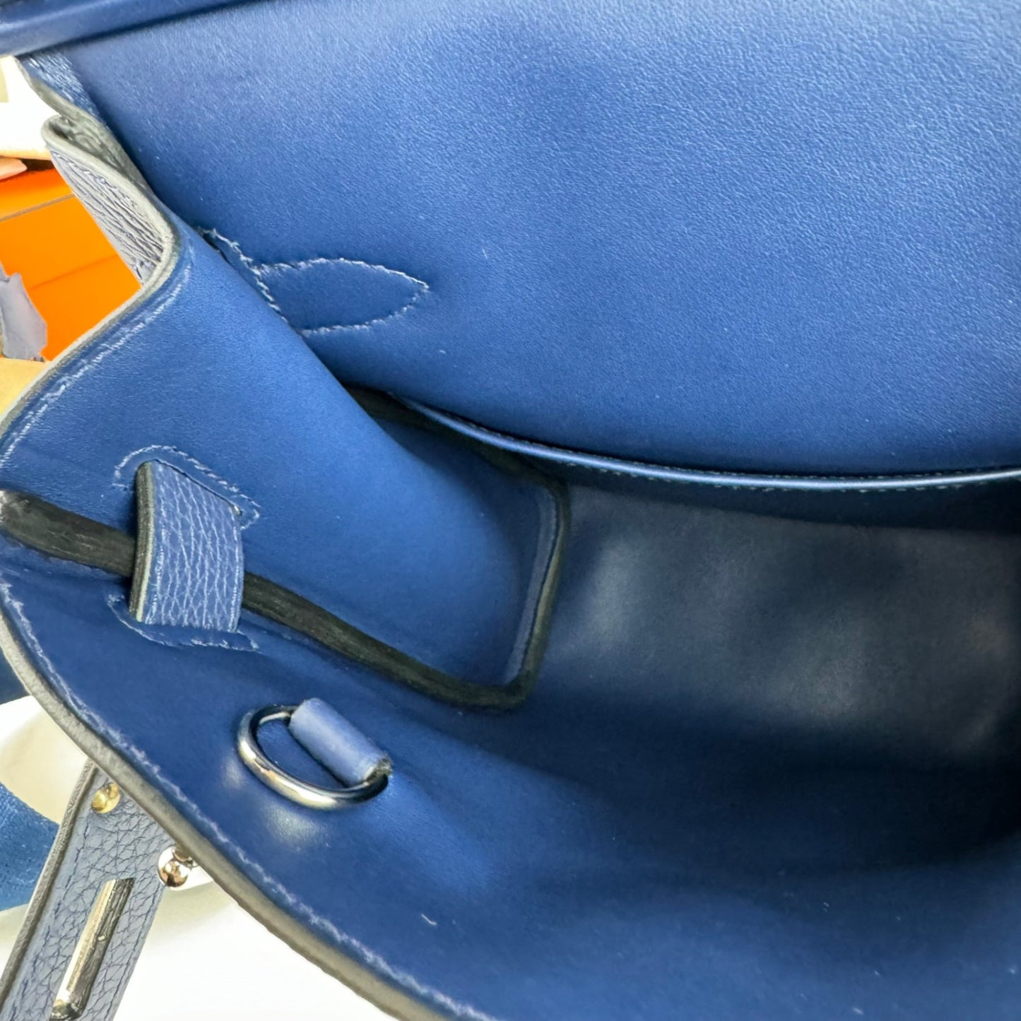 新品 HERMES エルメス Hac a dos PM アッカドPM Blue de press ブルードプリュス Togo トゴ PHW シルバー金具 B刻