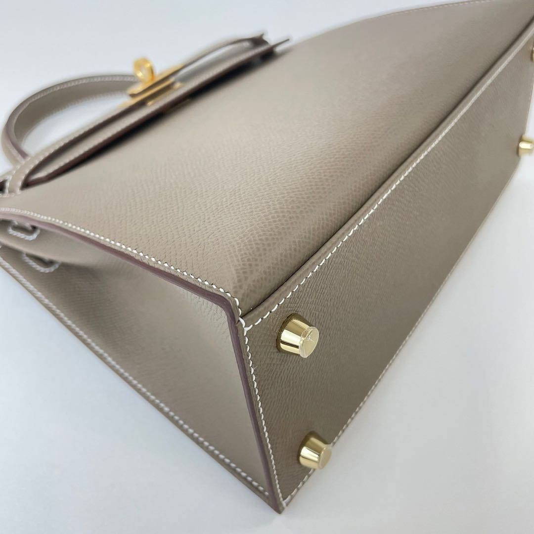 Kelly25 Sellier ケリー25 セリエ Etoupe エトープ GHW ゴールド金具 B刻