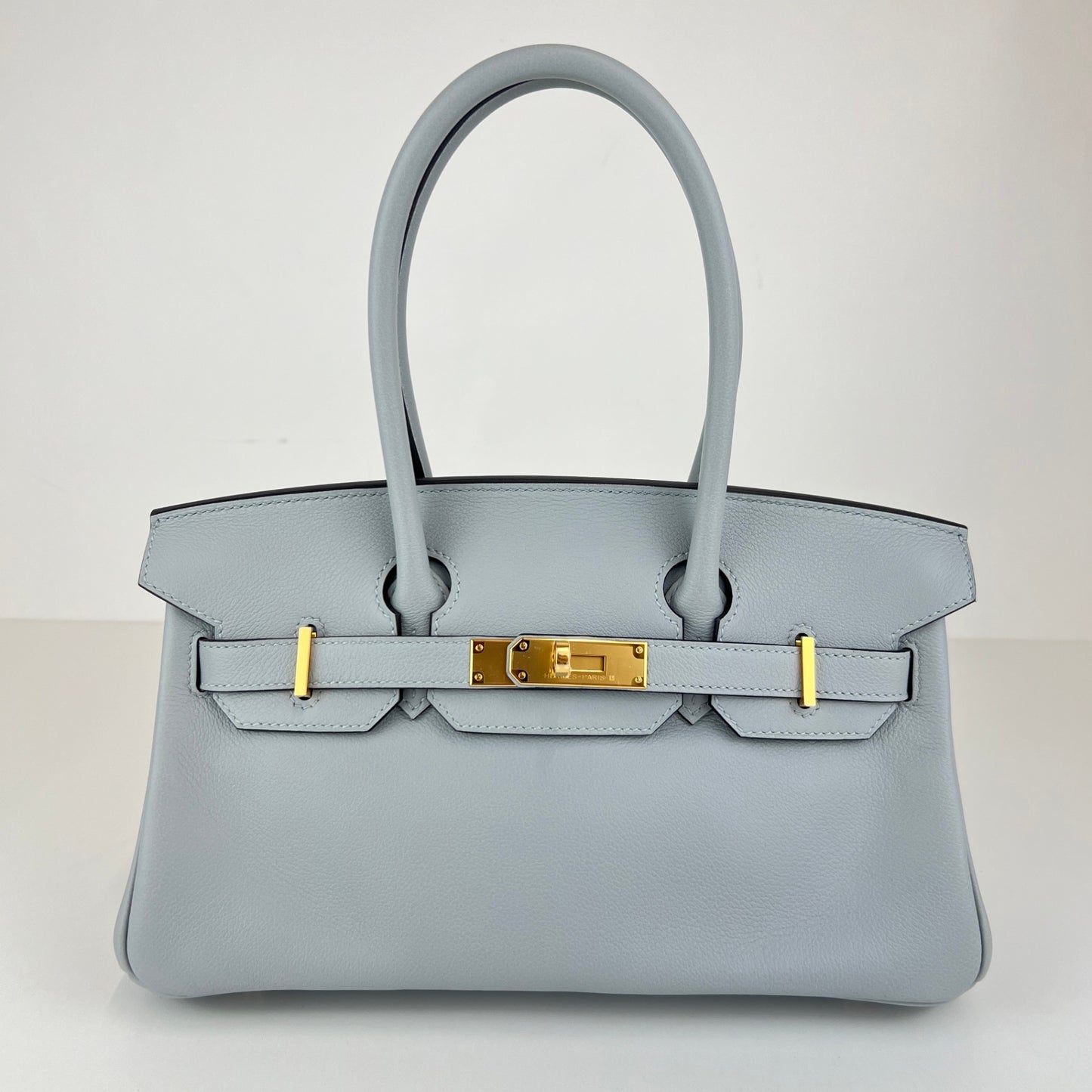 Shoulder Birkin29 ショルダーバーキン29 Blue glacier ブルーグラシエ Evercolor エバーカラー GHW ゴールド金具 Stamp-K K刻印